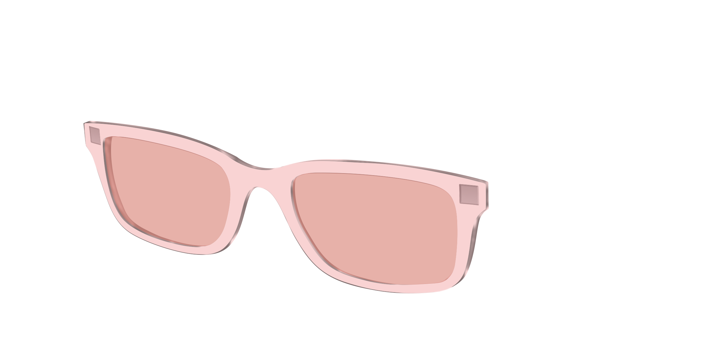 Pair Eyewear Design Tops Pink Crystal top rosa 269