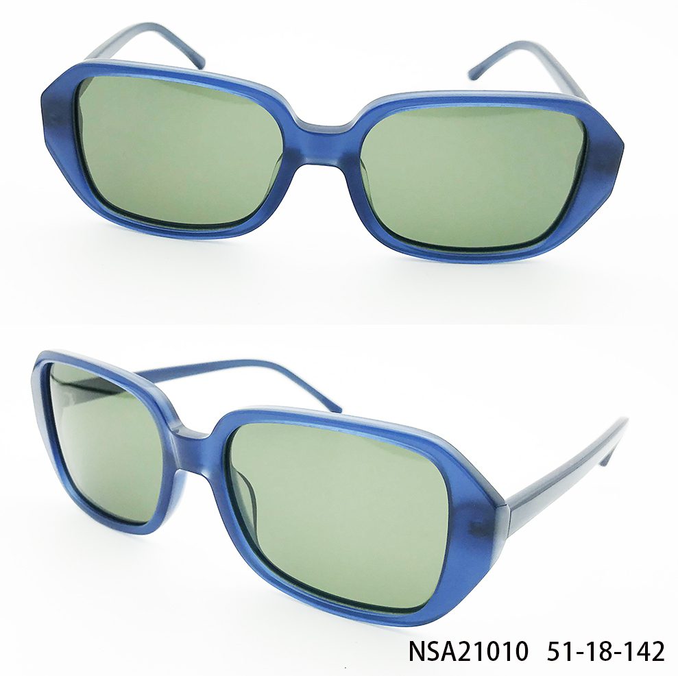 Ouyuan NSA21010 occhiali da sole unisex blu polarizzato