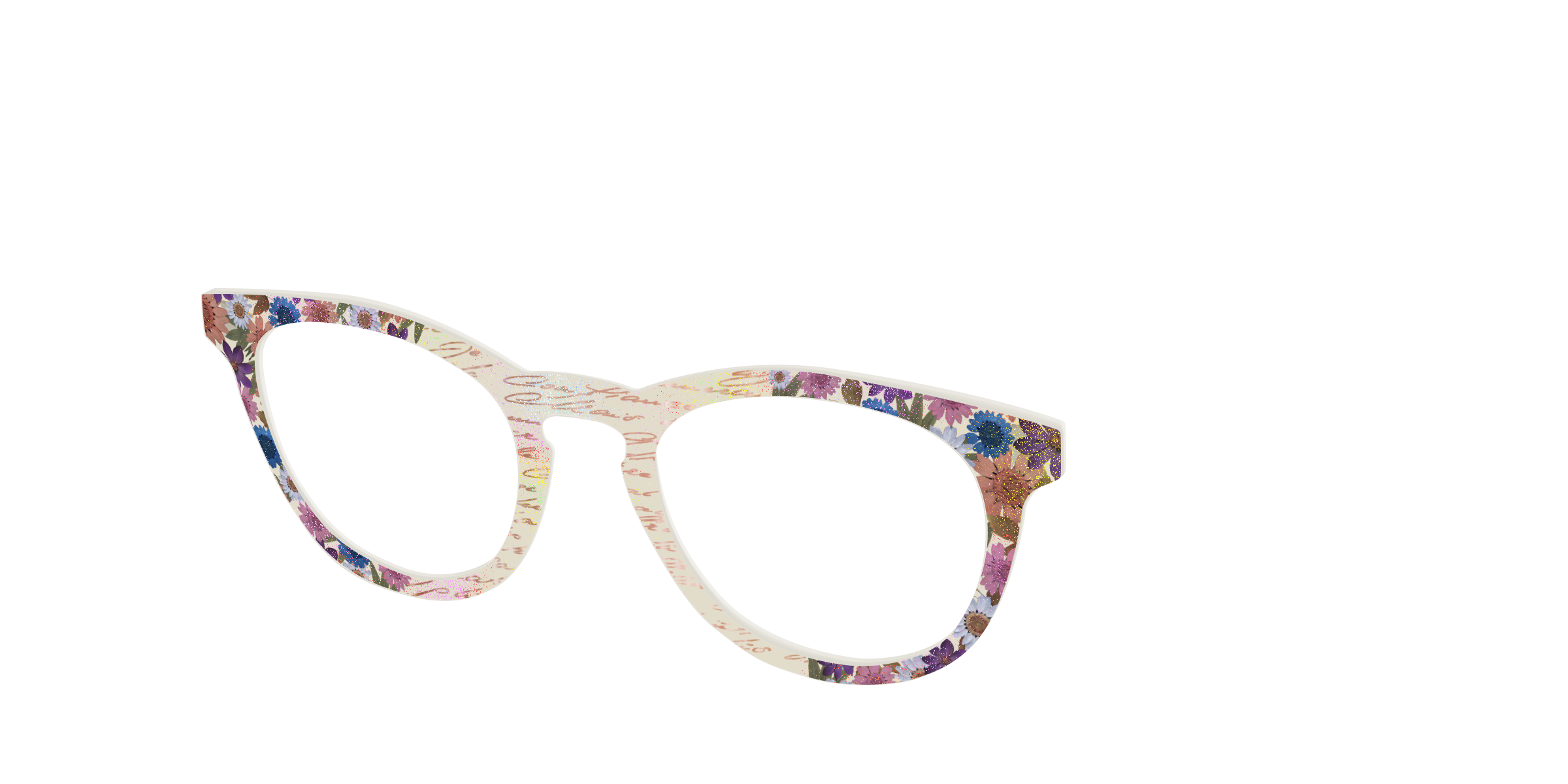 Pair Eyewear Design Tops Pressed Flowers Foil top fiori 587