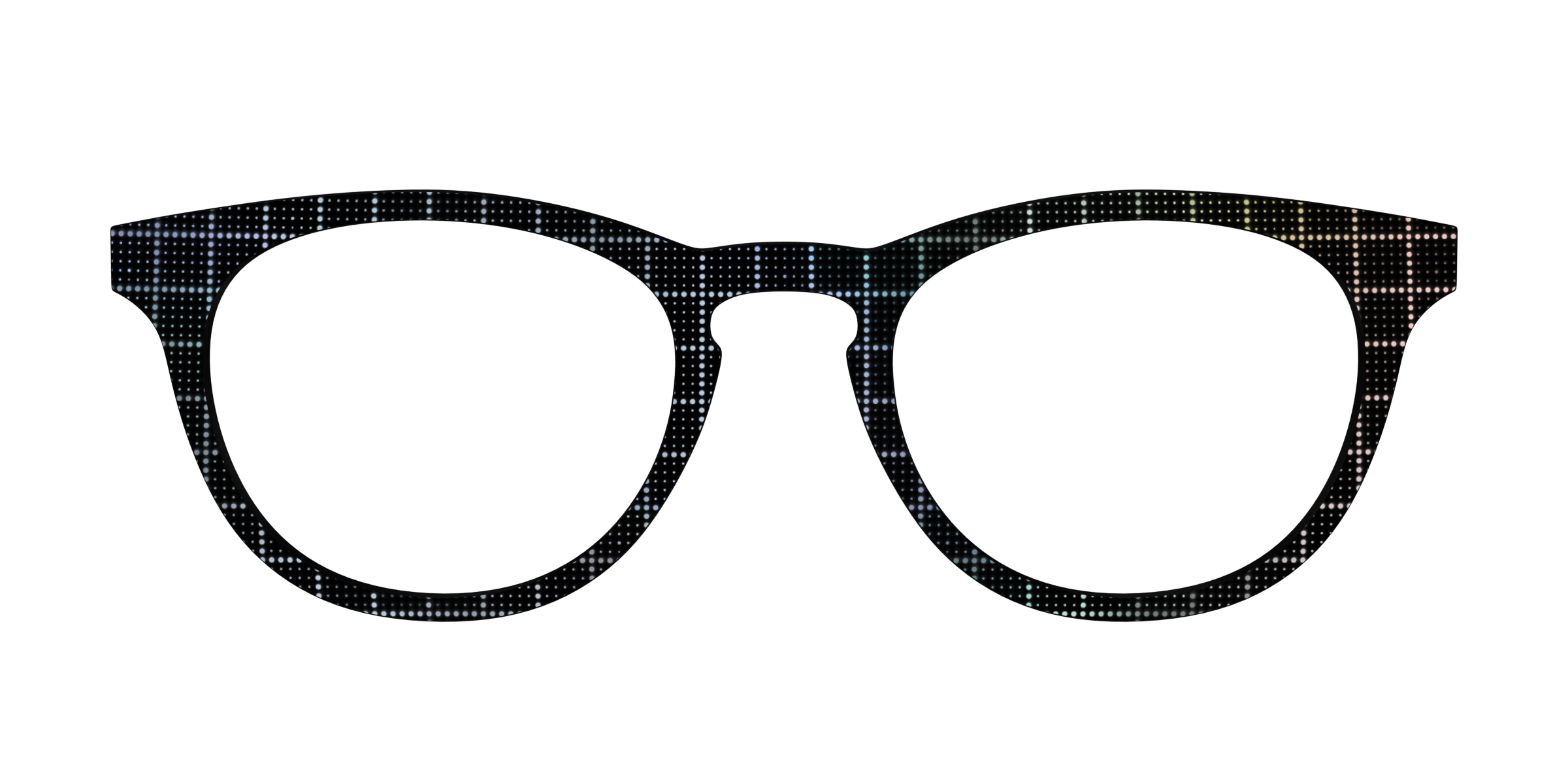 Pair Eyewear Design Tops Silver Iridescent Grid top argento