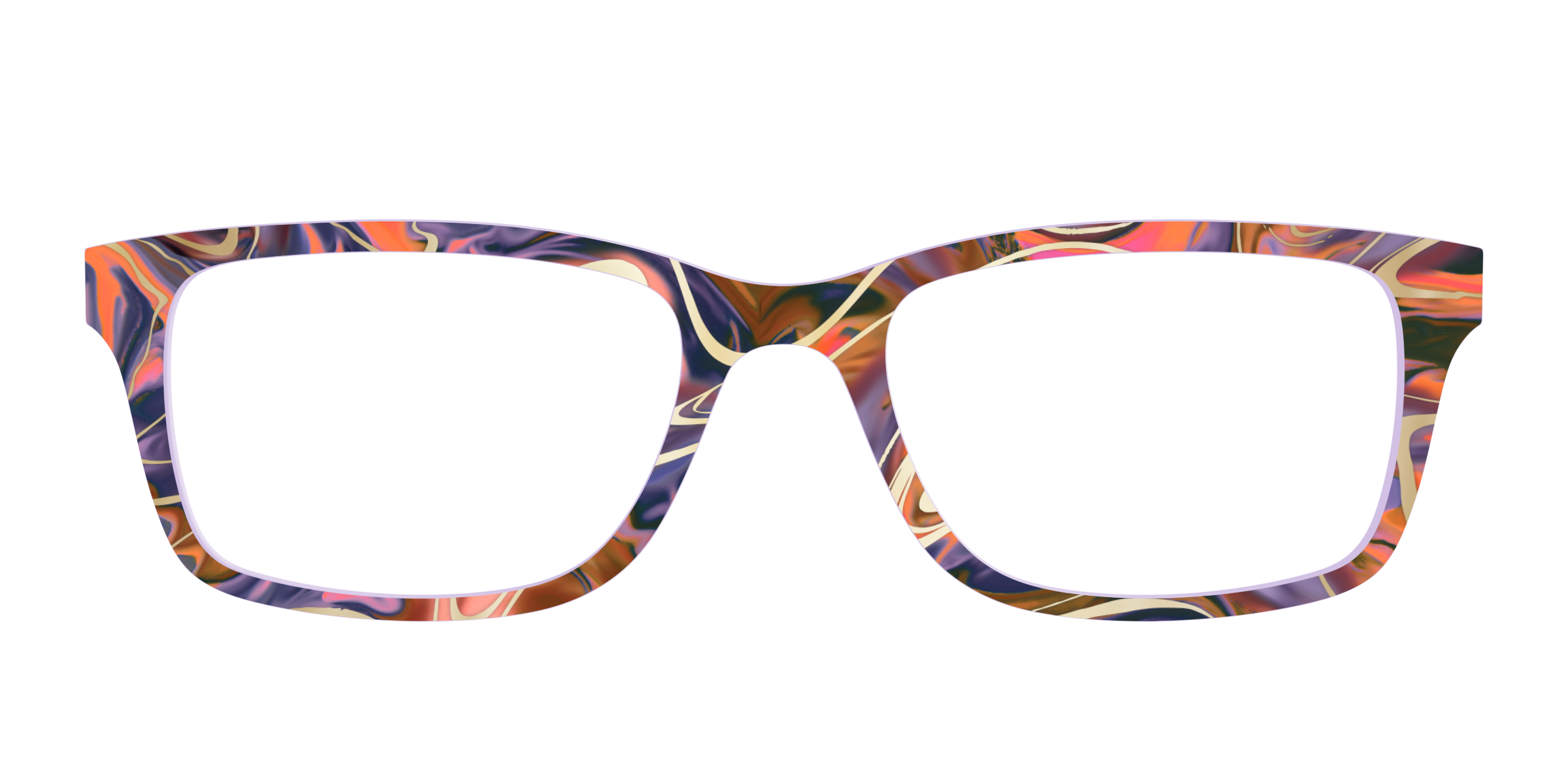Pair Eyewear Design Tops Potion Marble Gold top per occhiali