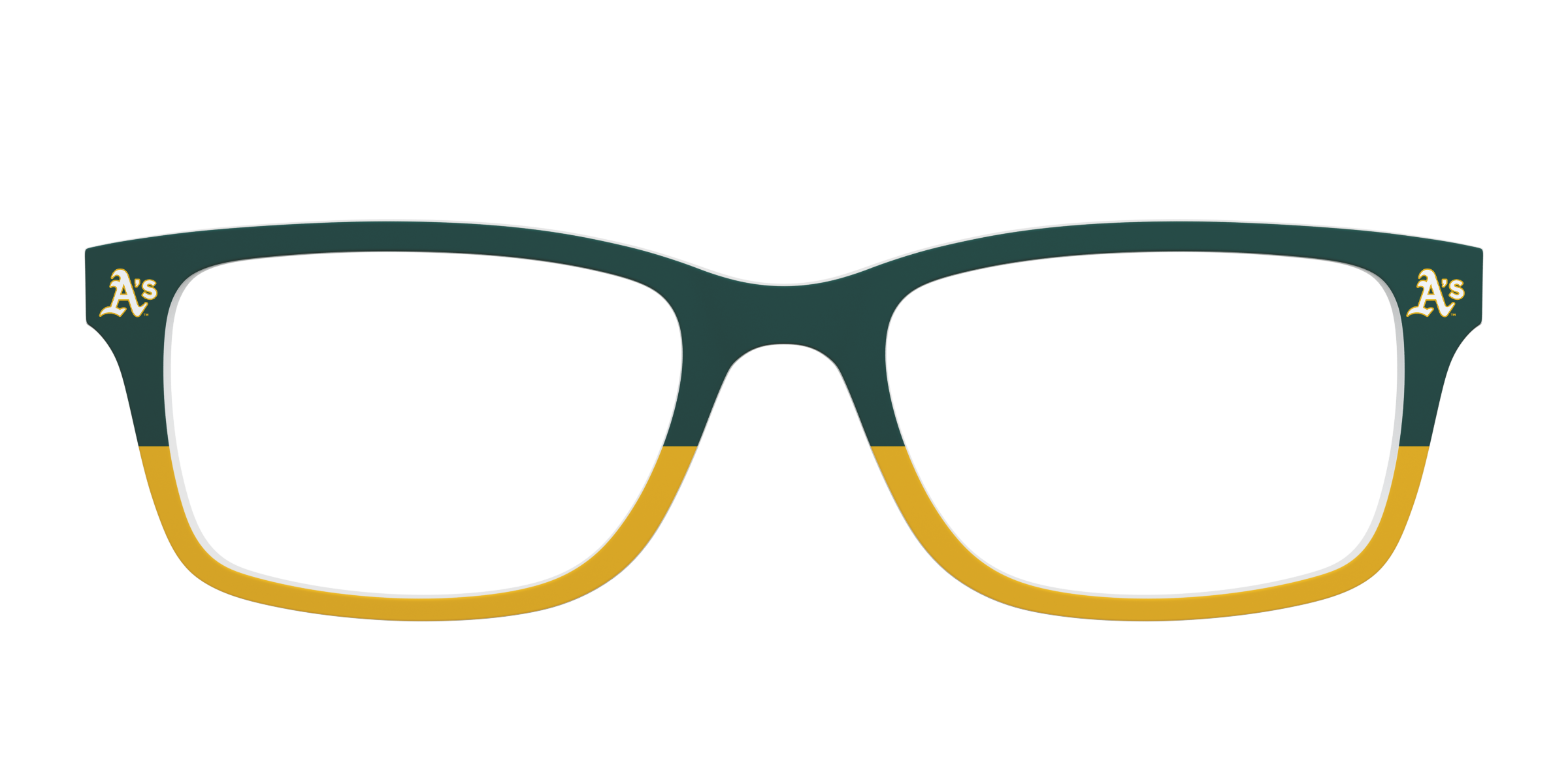 Pair Eyewear School Spirit Athletics Split top occhiali giallo