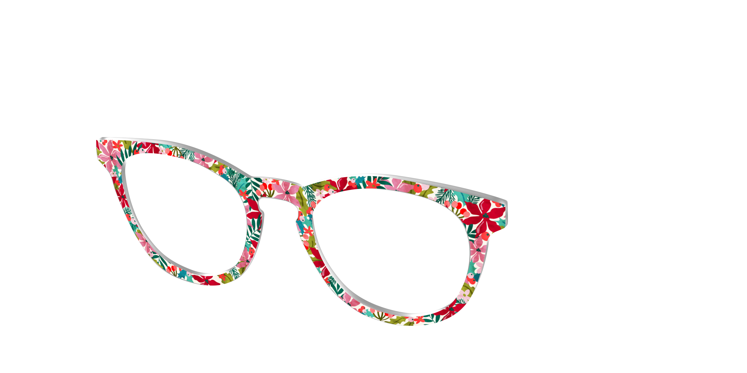 Pair Eyewear Design Tops Poinsettia Grove Top Natale