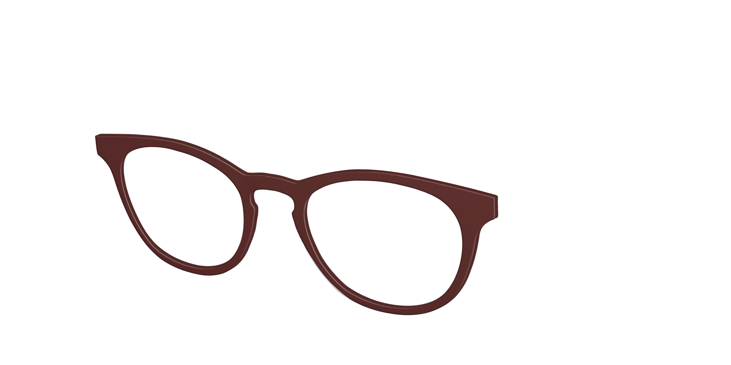 Pair Eyewear Solid Tops The Chocolate top frame marrone