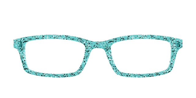 Pair Eyewear Solid Tops Mint Sparkle cover occhiali verde glitter