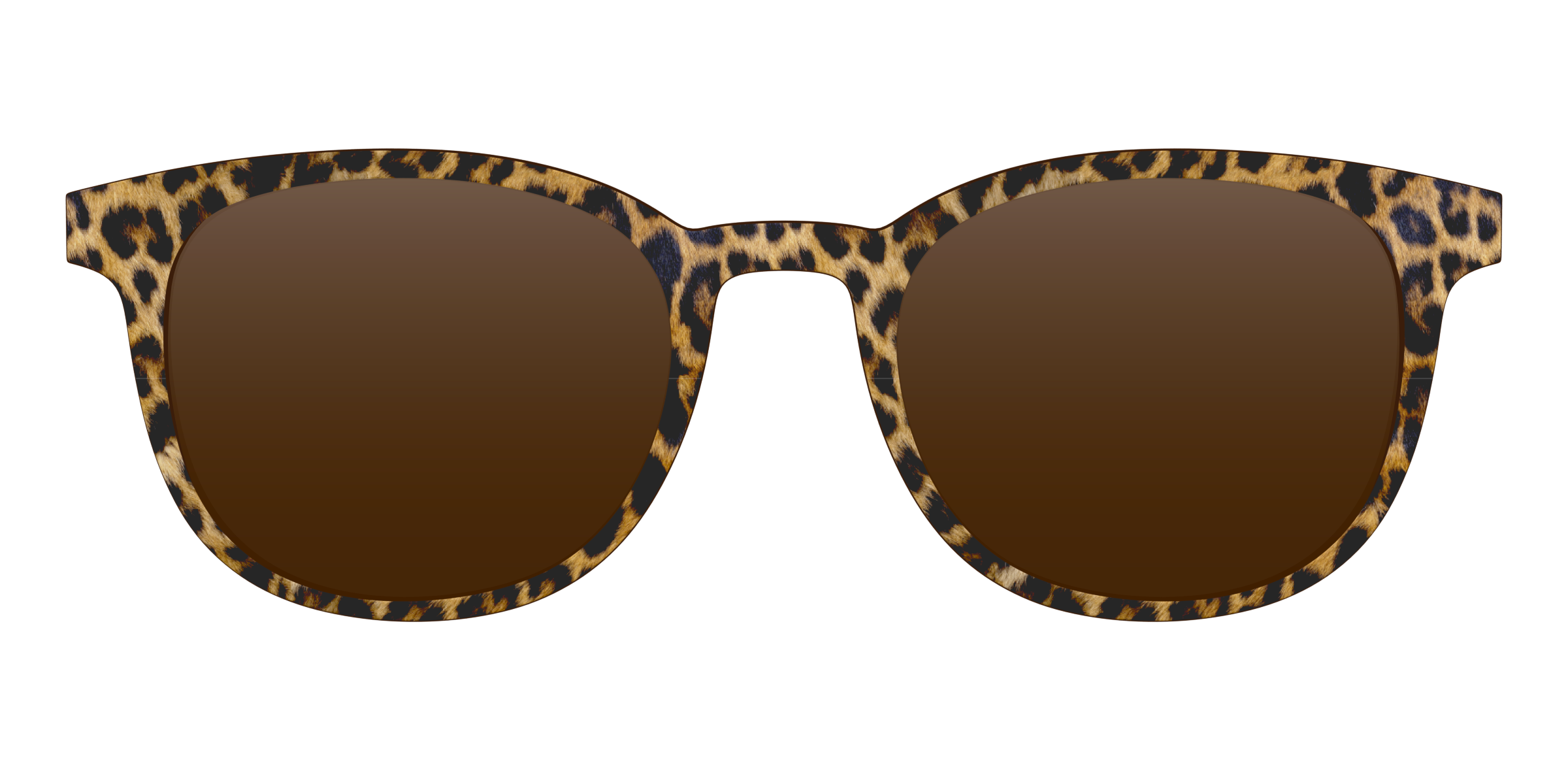 Pair Eyewear Sun Tops Cheetah Spots clip sole maculato