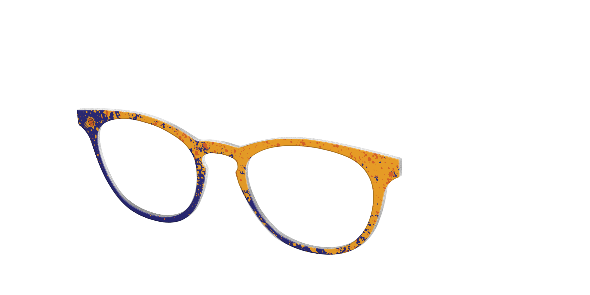Pair Eyewear School Spirit Suns Splatter top magnetico Cedro