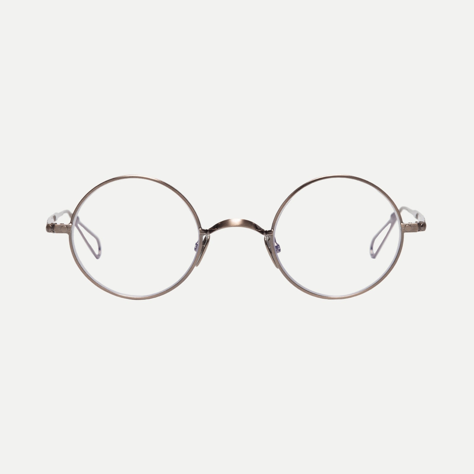 AHLEM Place Coluche occhiali da vista Antique Gold rotondi