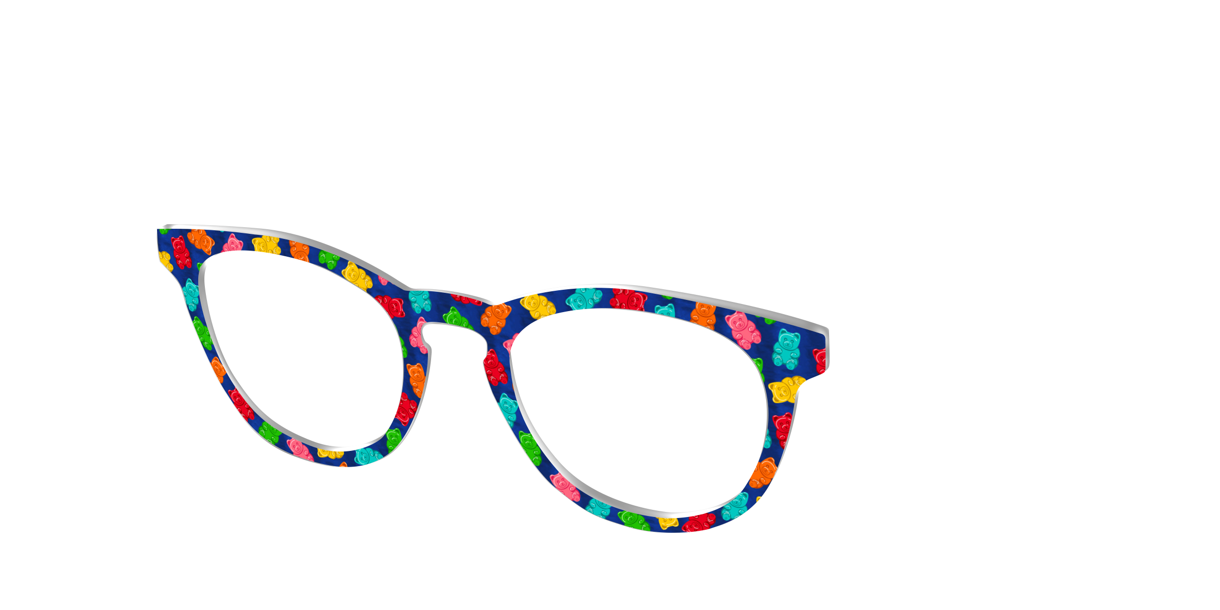 Pair Eyewear Design Tops Gummy Candies top colorato caramelle