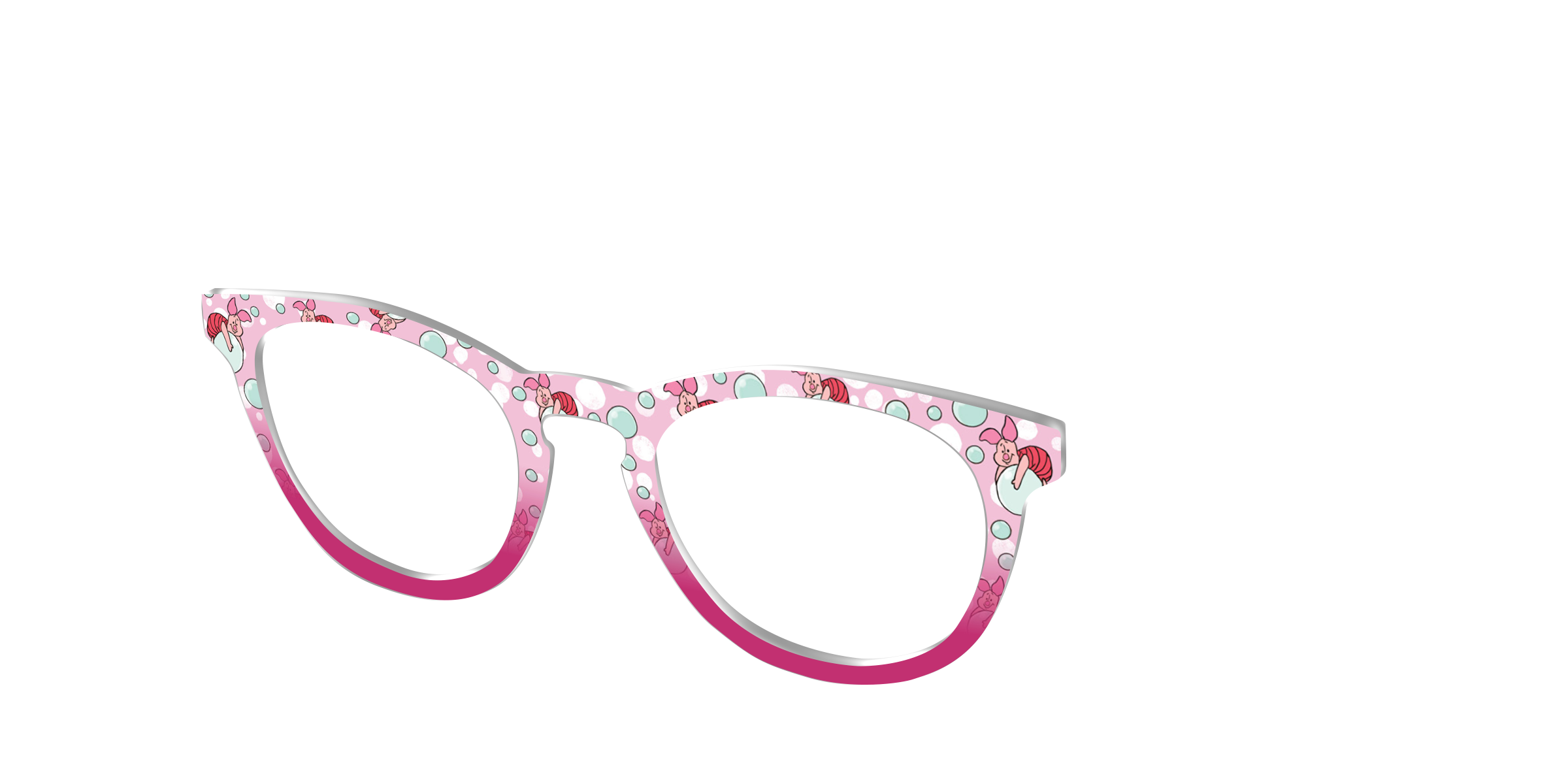 Pair Eyewear Collabs Piglet's Bubbles top magnetico