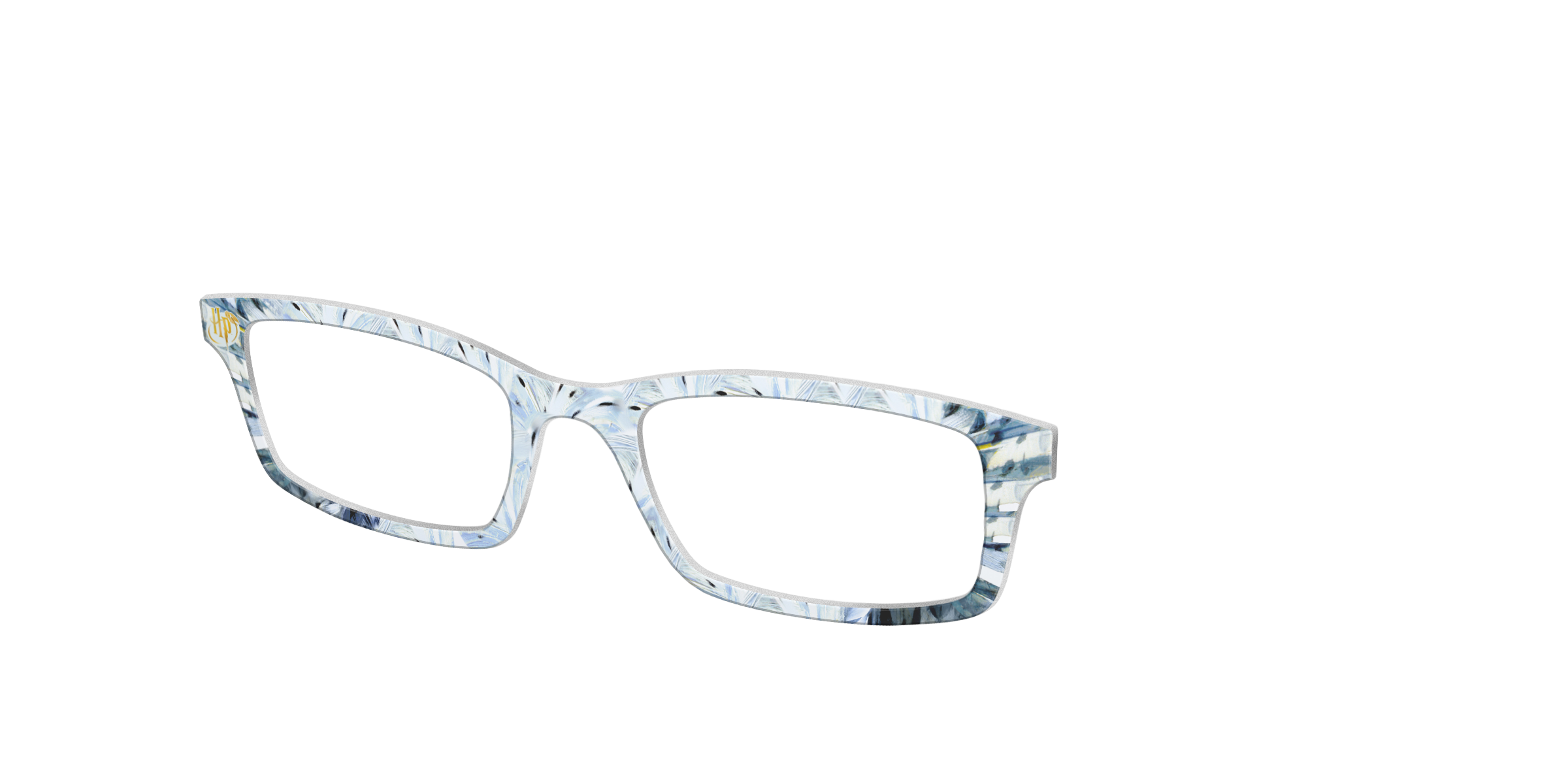 Pair Eyewear Collabs The Hedwig Feathers top piume bianco