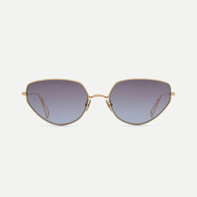 AHLEM Harpe occhiali da sole peony gold cat-eye