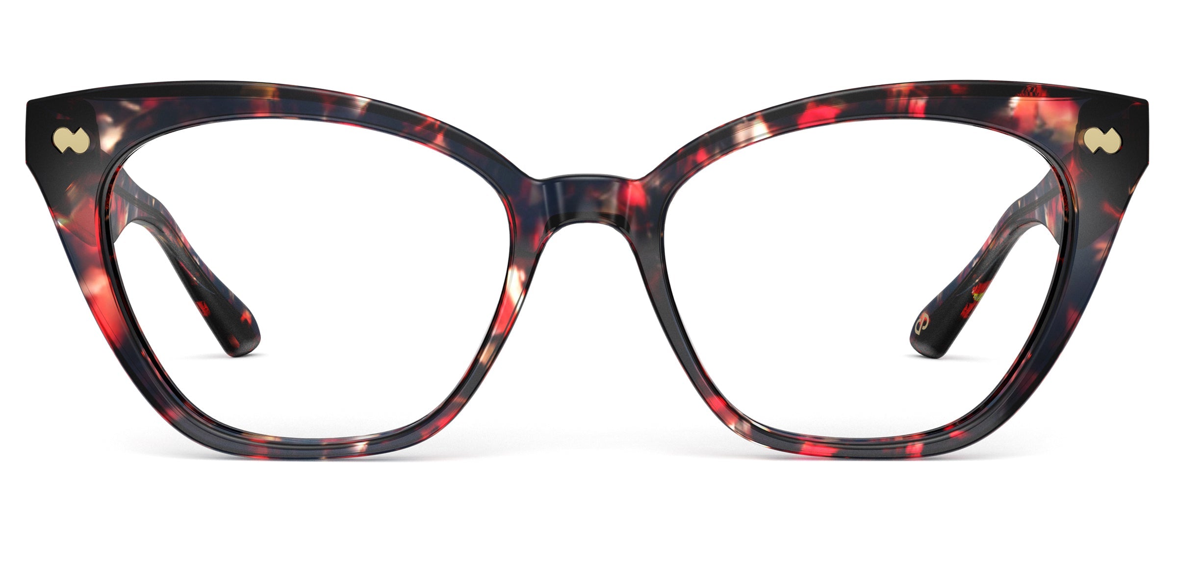 Pair Eyewear Flora Forte montatura occhiali tartarugata rossa