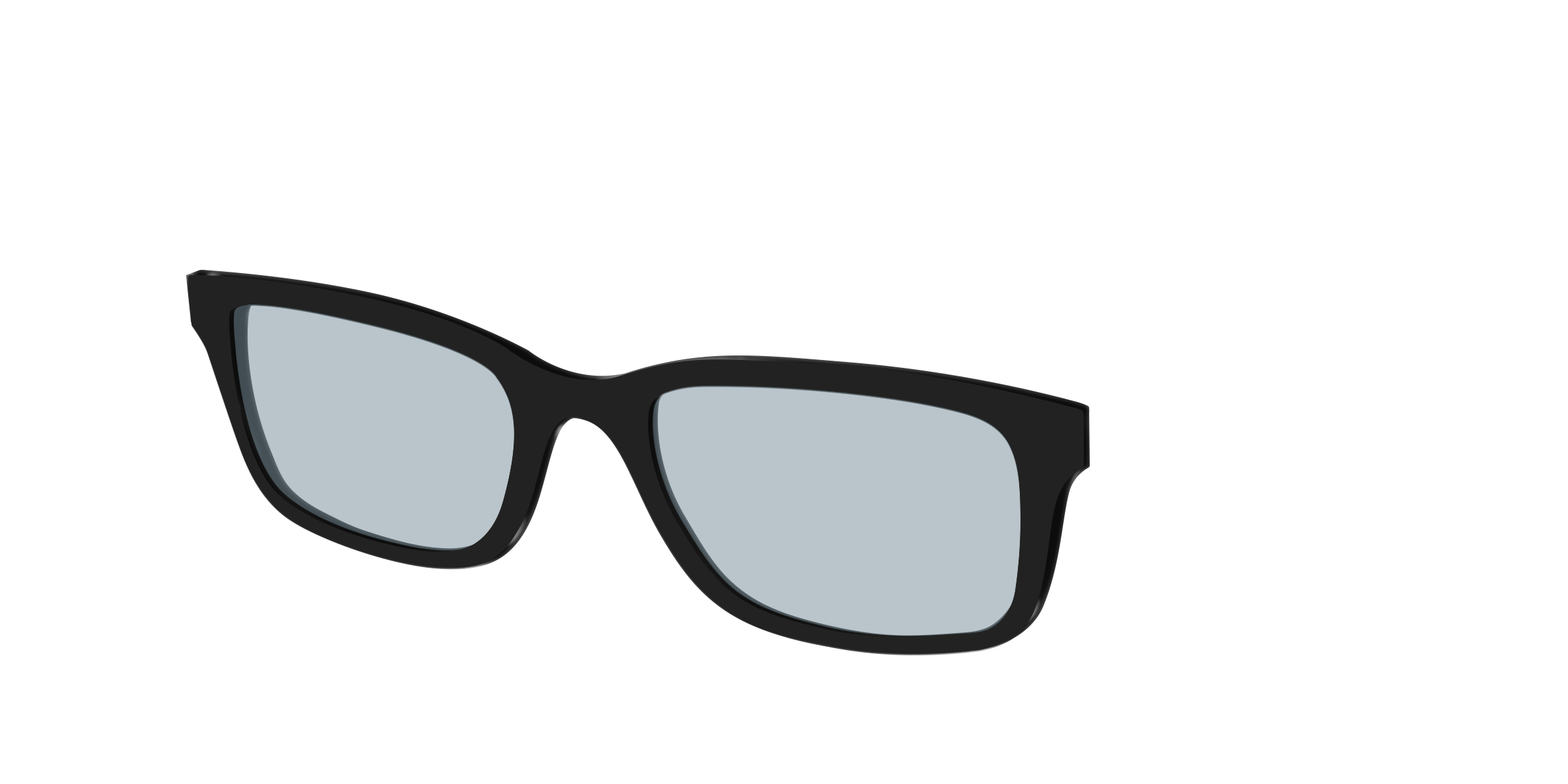 Pair Eyewear Design Tops Black Slate Blue topper occhiali Serra