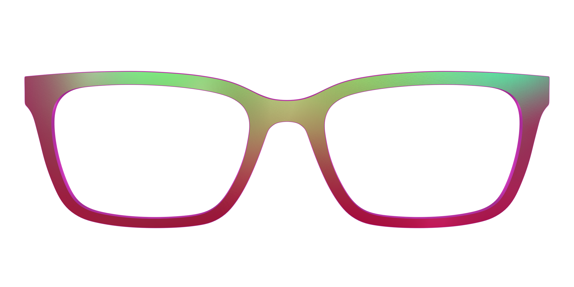 Pair Eyewear Solid Tops Guava Ombre cover occhiali rosa sfumato