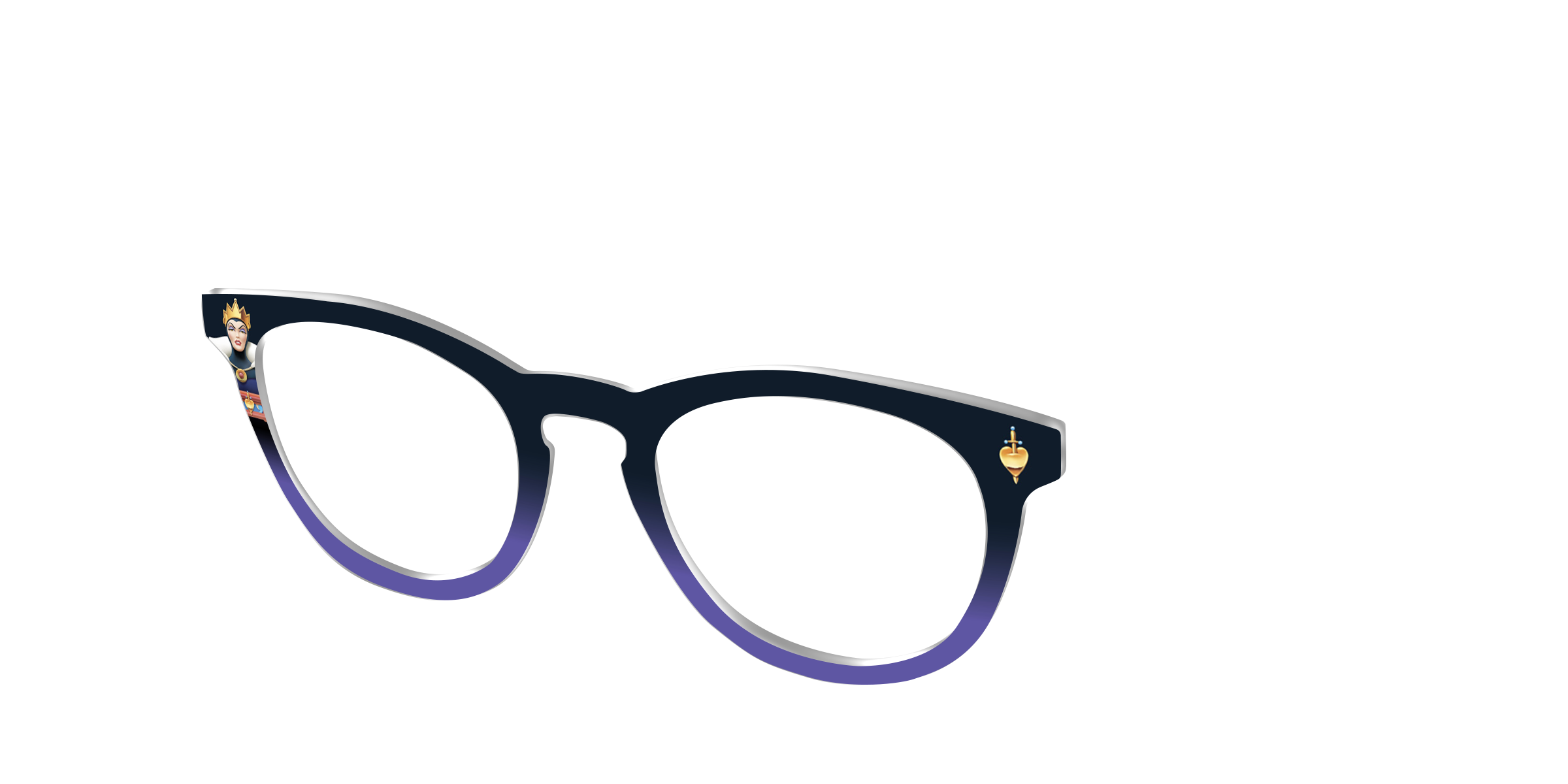 Pair Eyewear Collabs The Evil Queen Gradient frontalino viola