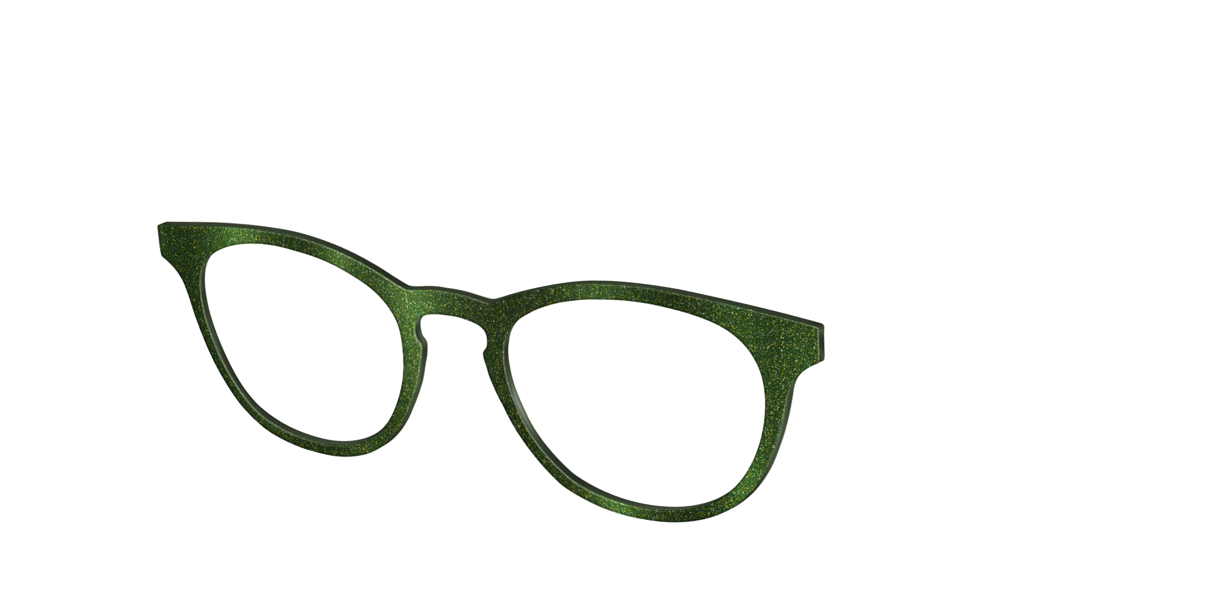 Pair Eyewear Solid Tops The Olive Shimmer top occhiali verde shimmer