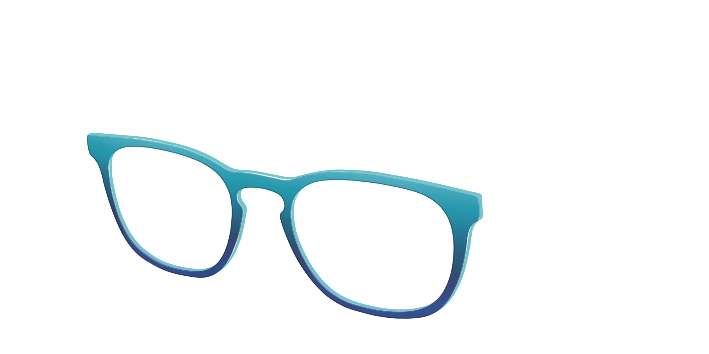 Pair Eyewear Solid Tops The Ocean Blue top per Serra