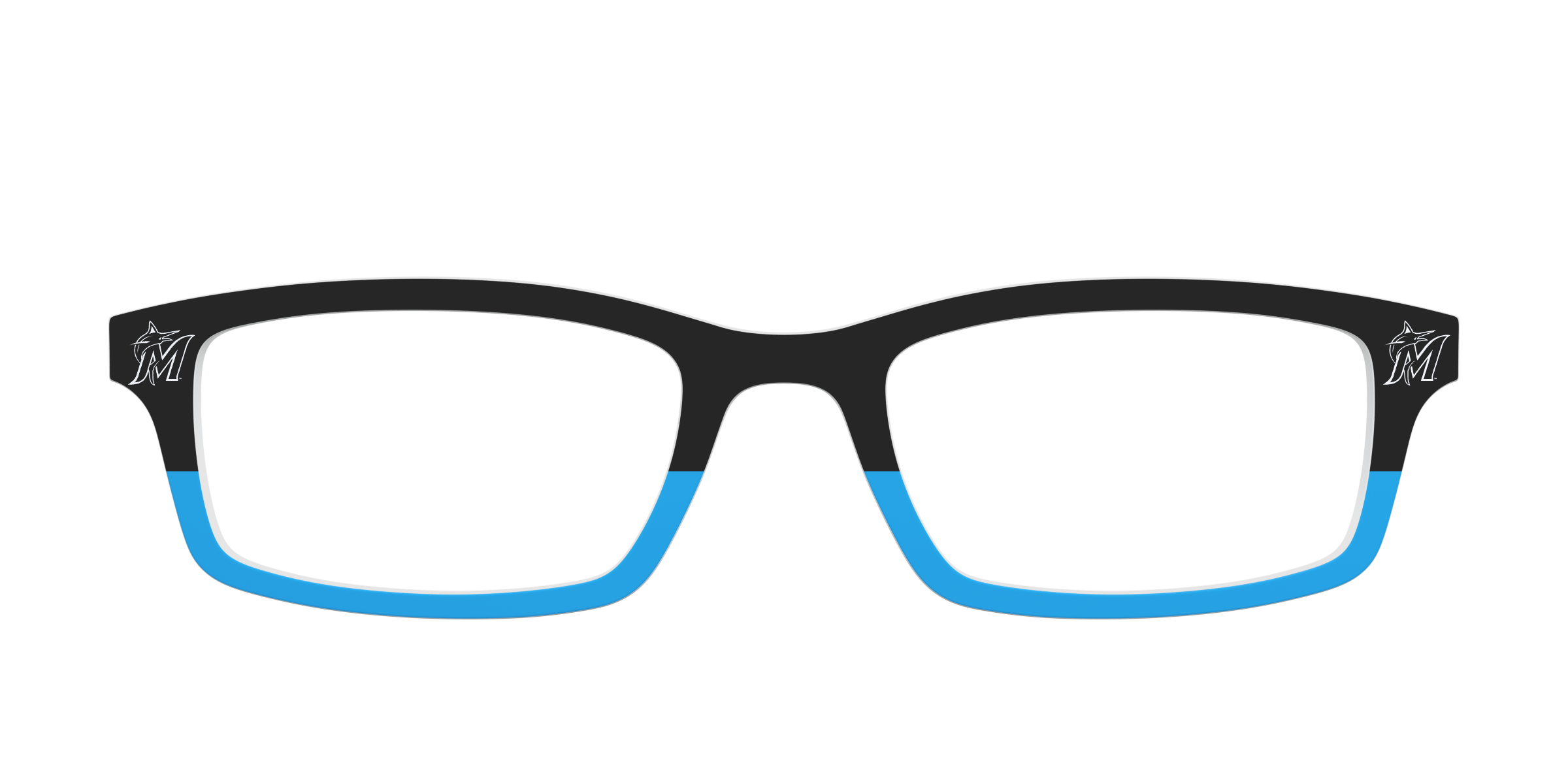 Pair Eyewear School Spirit Marlins Split top magnetico blu