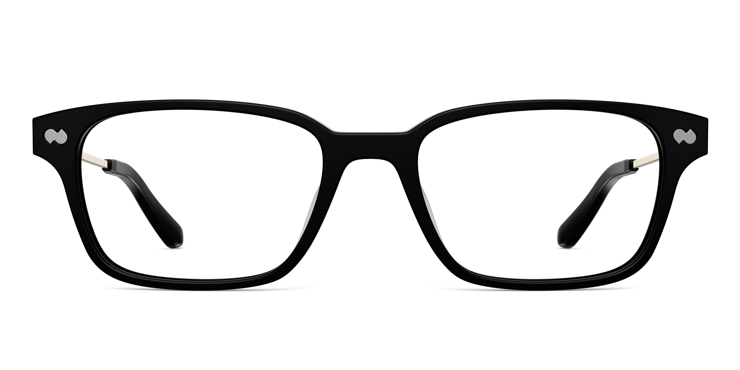Pair Eyewear Finley Mixed Material montatura nero oro