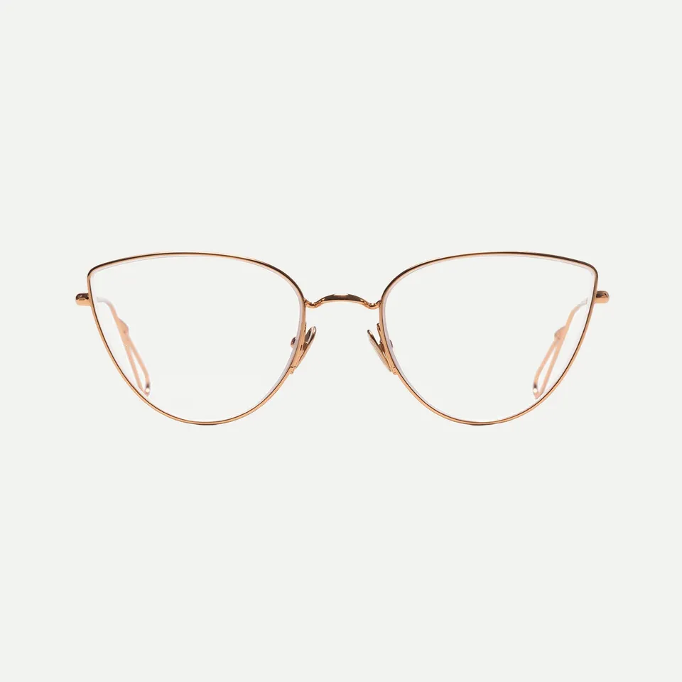 AHLEM Place Mireille occhiali da vista Champagne cat eye