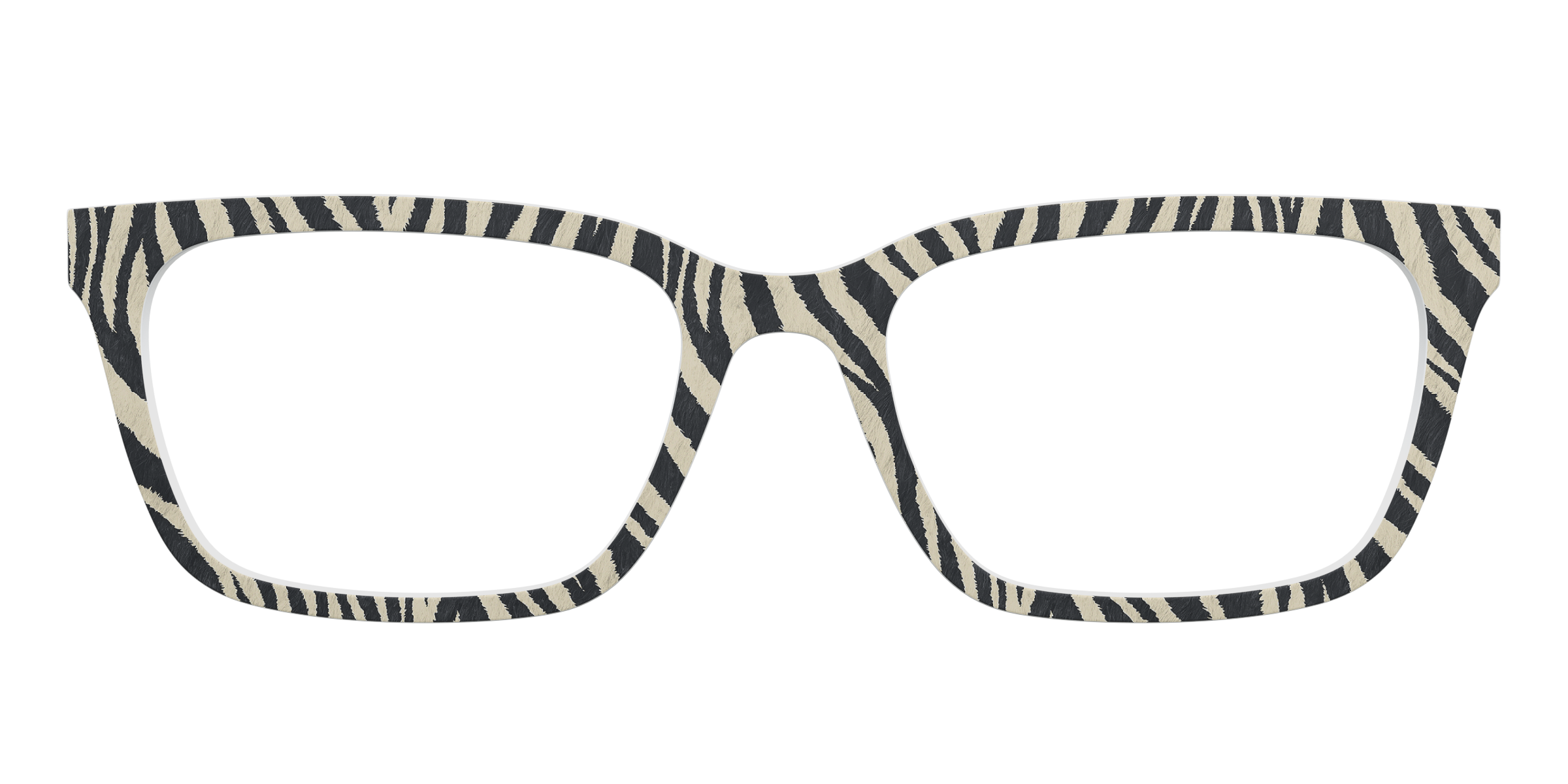 Pair Eyewear Solid Tops Zebra Stripes top occhiali bianco