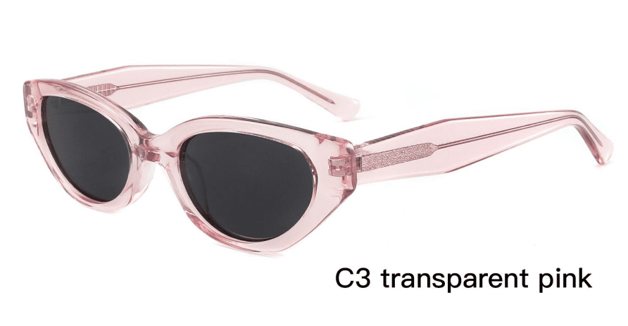 Ouyuan ZD8839 occhiali da sole cat eye estate neri