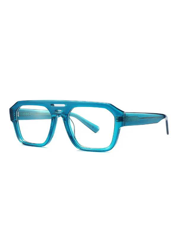 Ouyuan OYT-4397 montatura occhiali blu artico triplo ponte