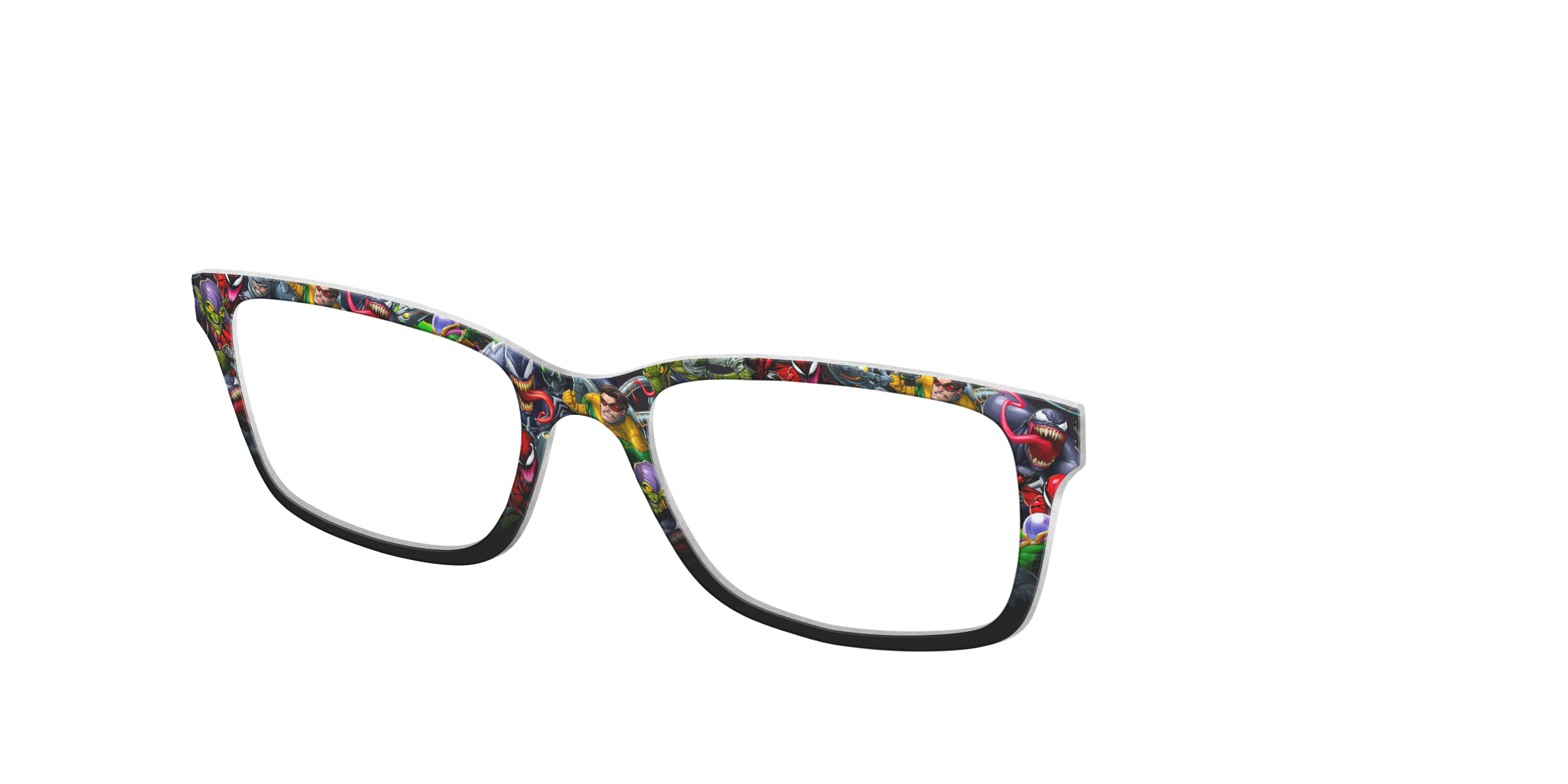 Pair Eyewear Collabs Spider-Man Villains top frame blu