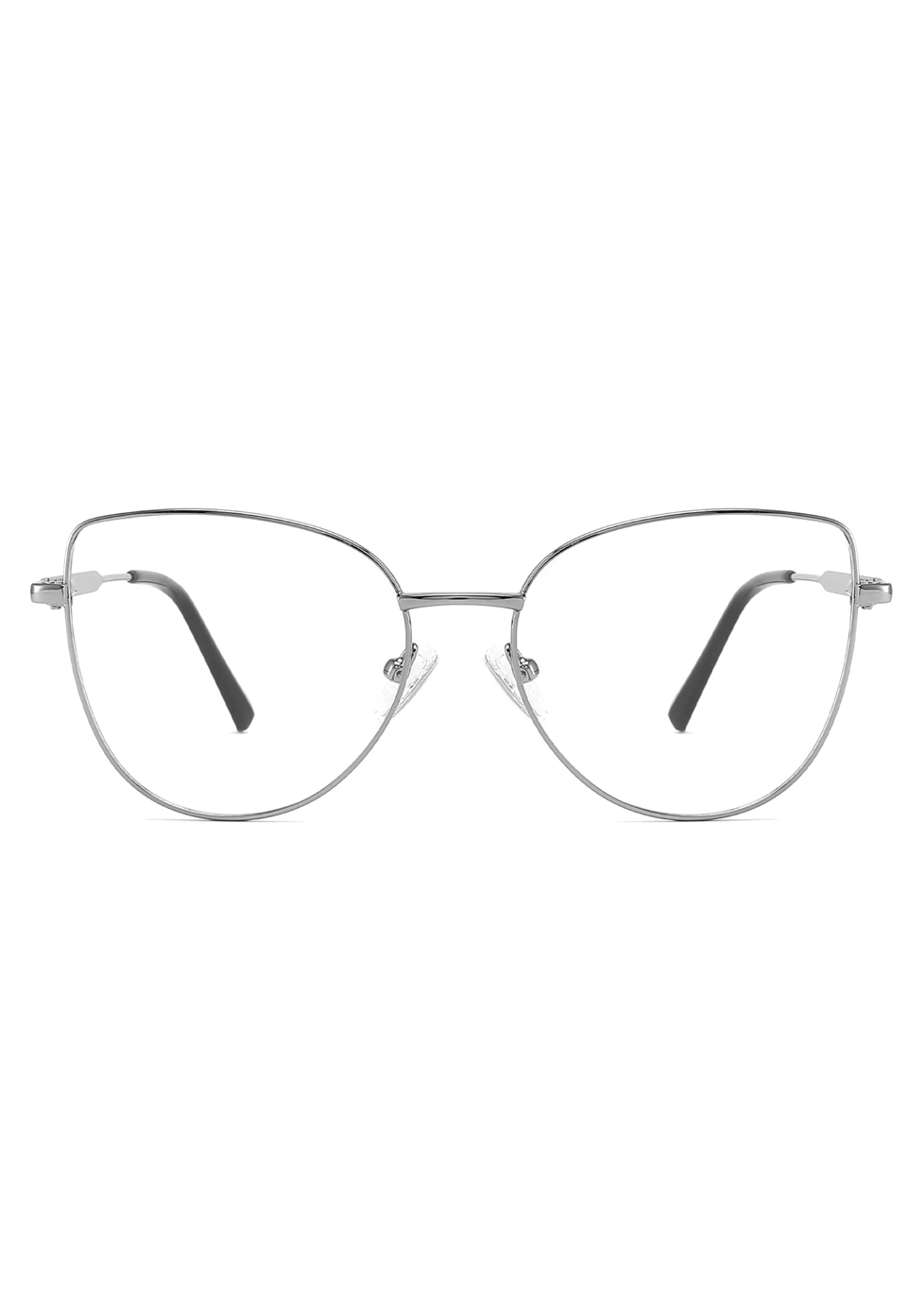 Ouyuan CH6104 montatura donna ovale metallo fantasia
