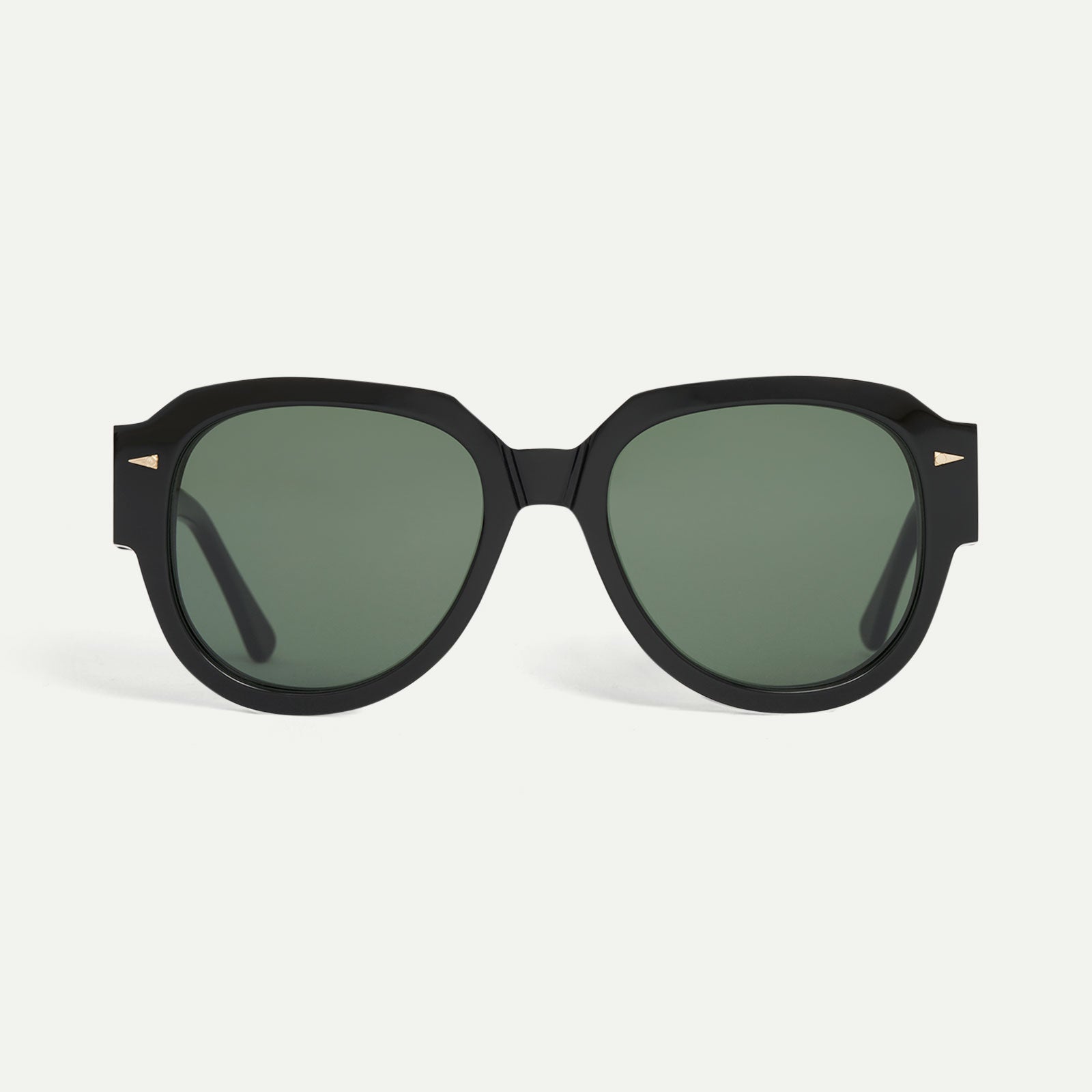 AHLEM Galliera occhiali da sole verde scuro grigio