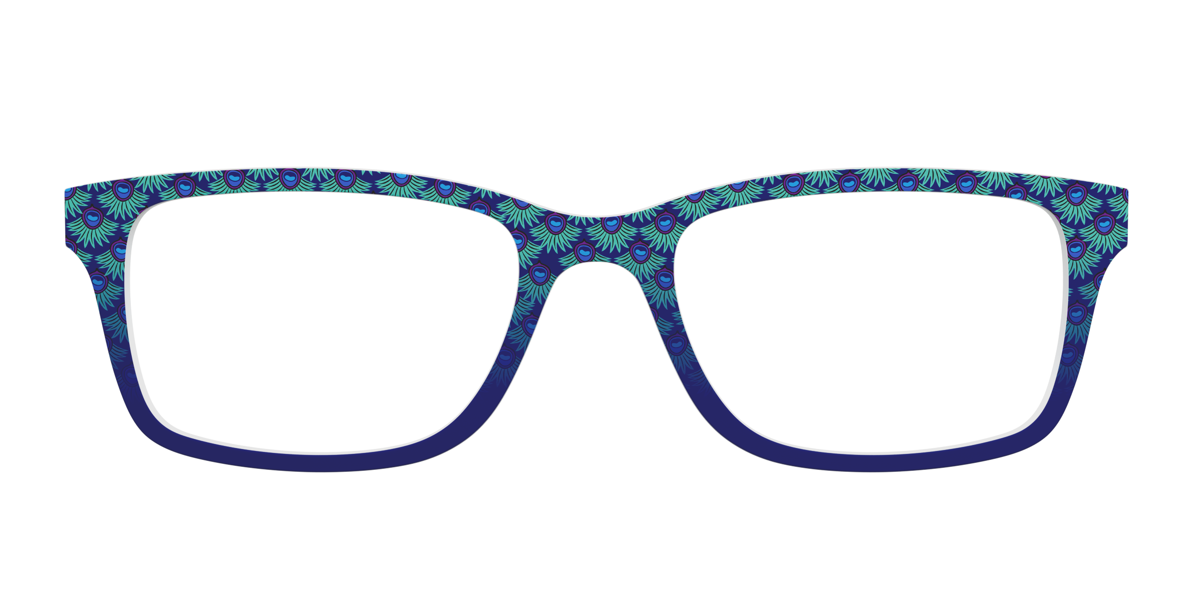 Pair Eyewear Collabs Peacock Scallop top FK12