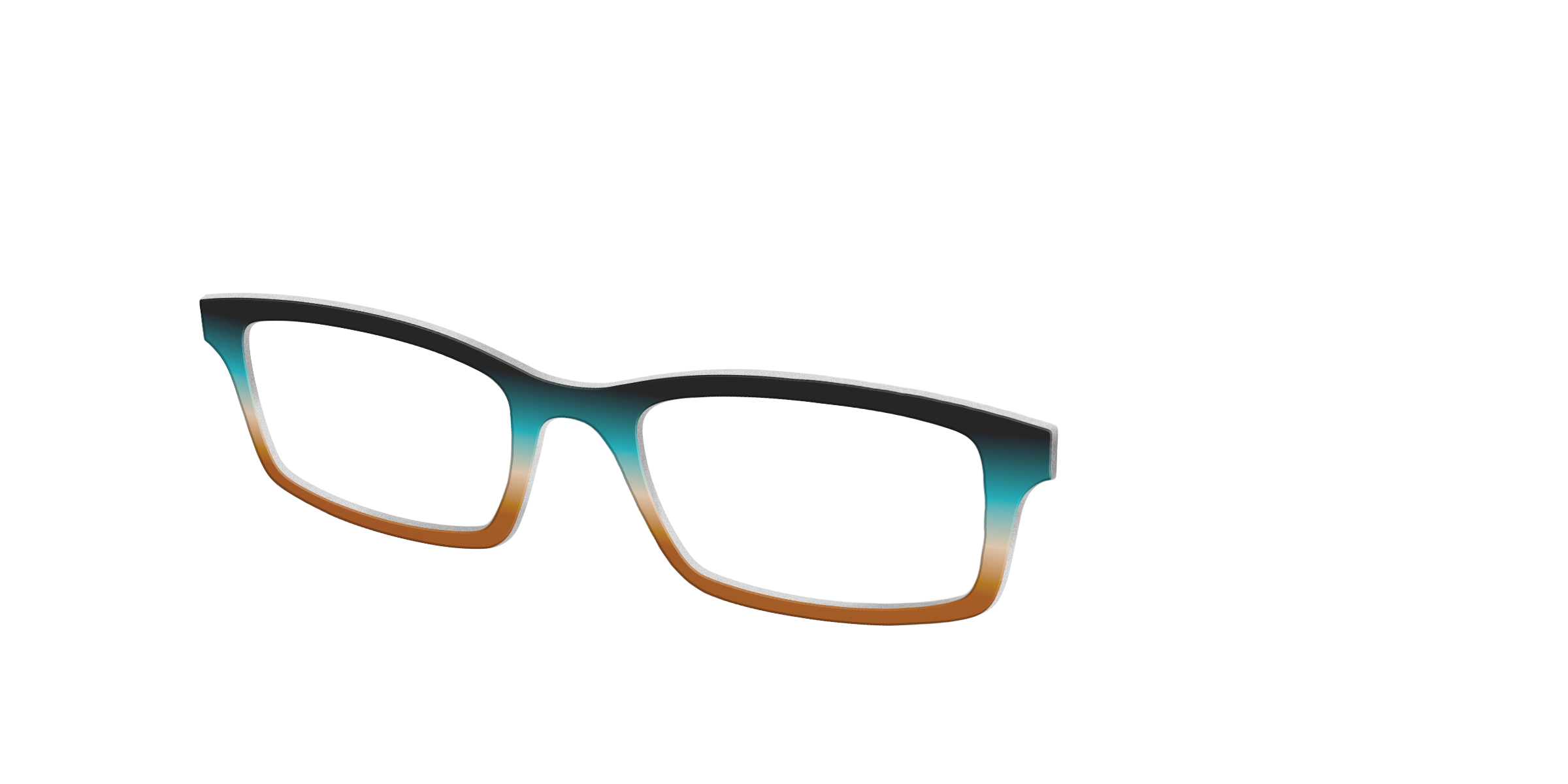Pair Eyewear Solid Onyx Rust Gradient top occhiali SE3