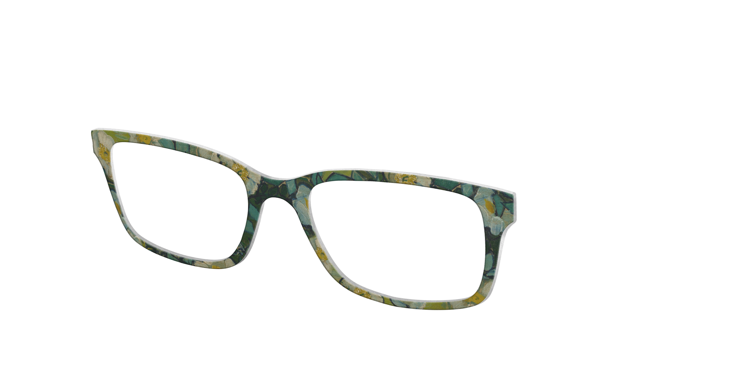 Pair Eyewear Collabs The Wild Roses top occhiali verde VG10