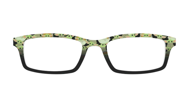Pair Eyewear Collabs Grogu Gradient top per occhiali gradient
