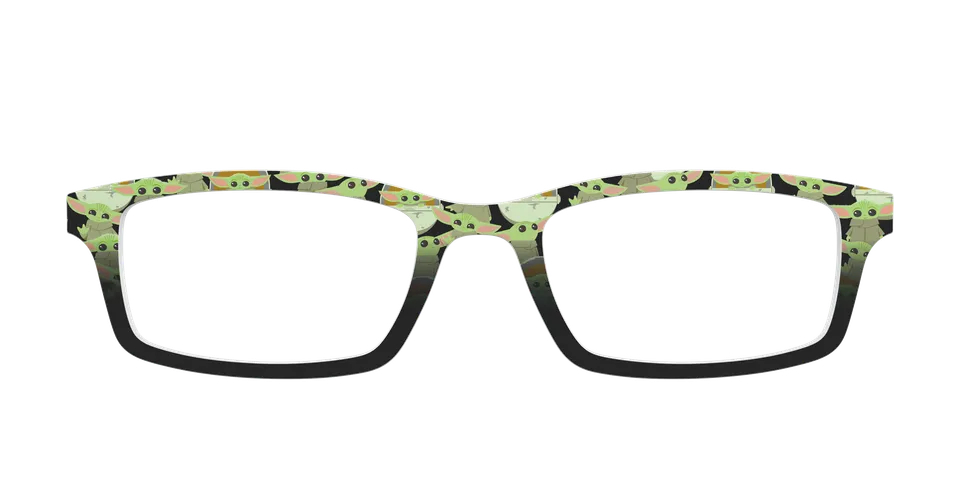 Pair Eyewear Collabs Grogu Gradient top per occhiali gradient