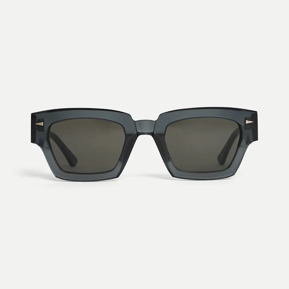AHLEM Magenta occhiali da sole Black Storm acetato