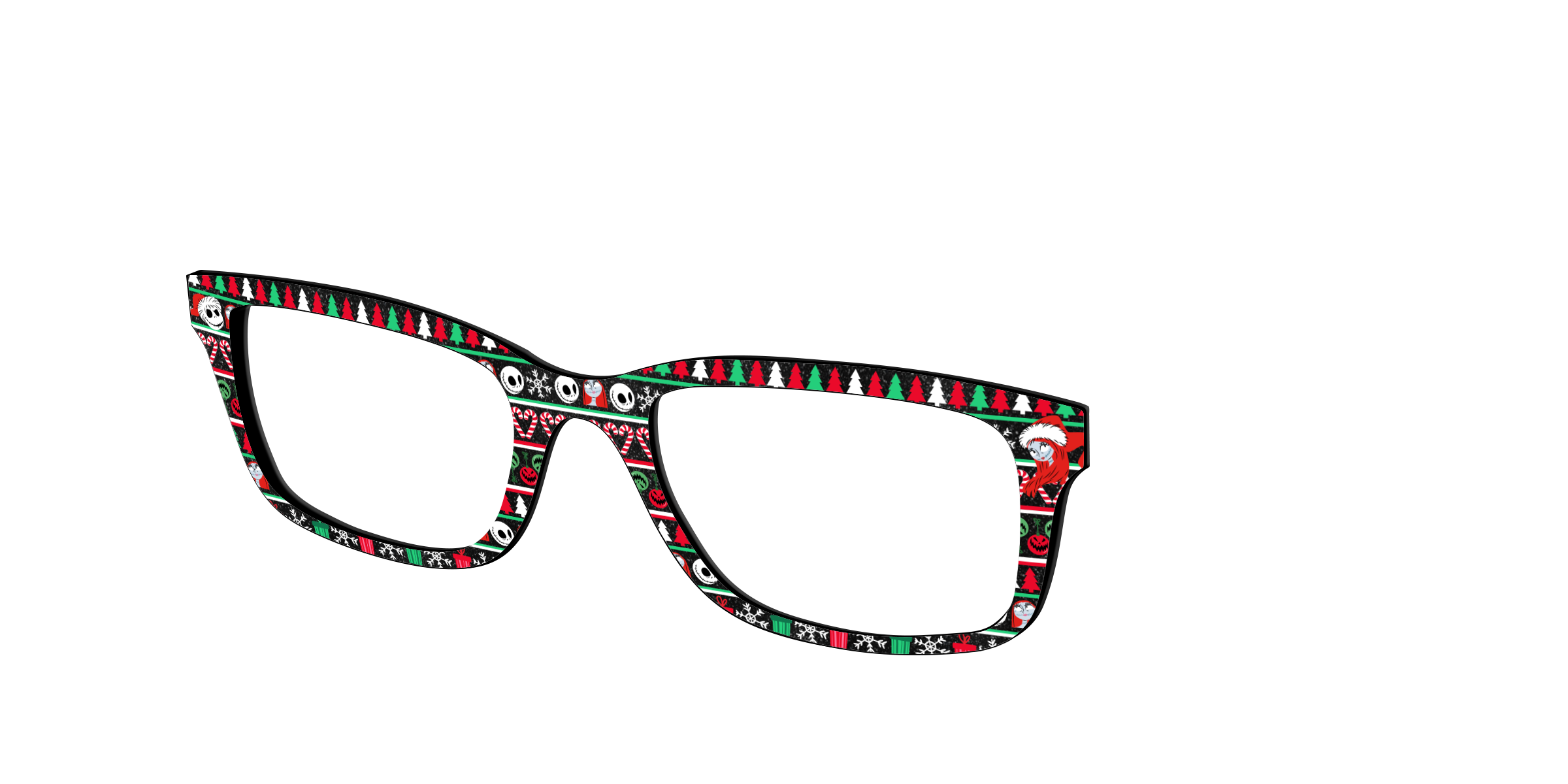 Pair Eyewear Collabs Frightfully Festive Shimmer top occhiali glitter