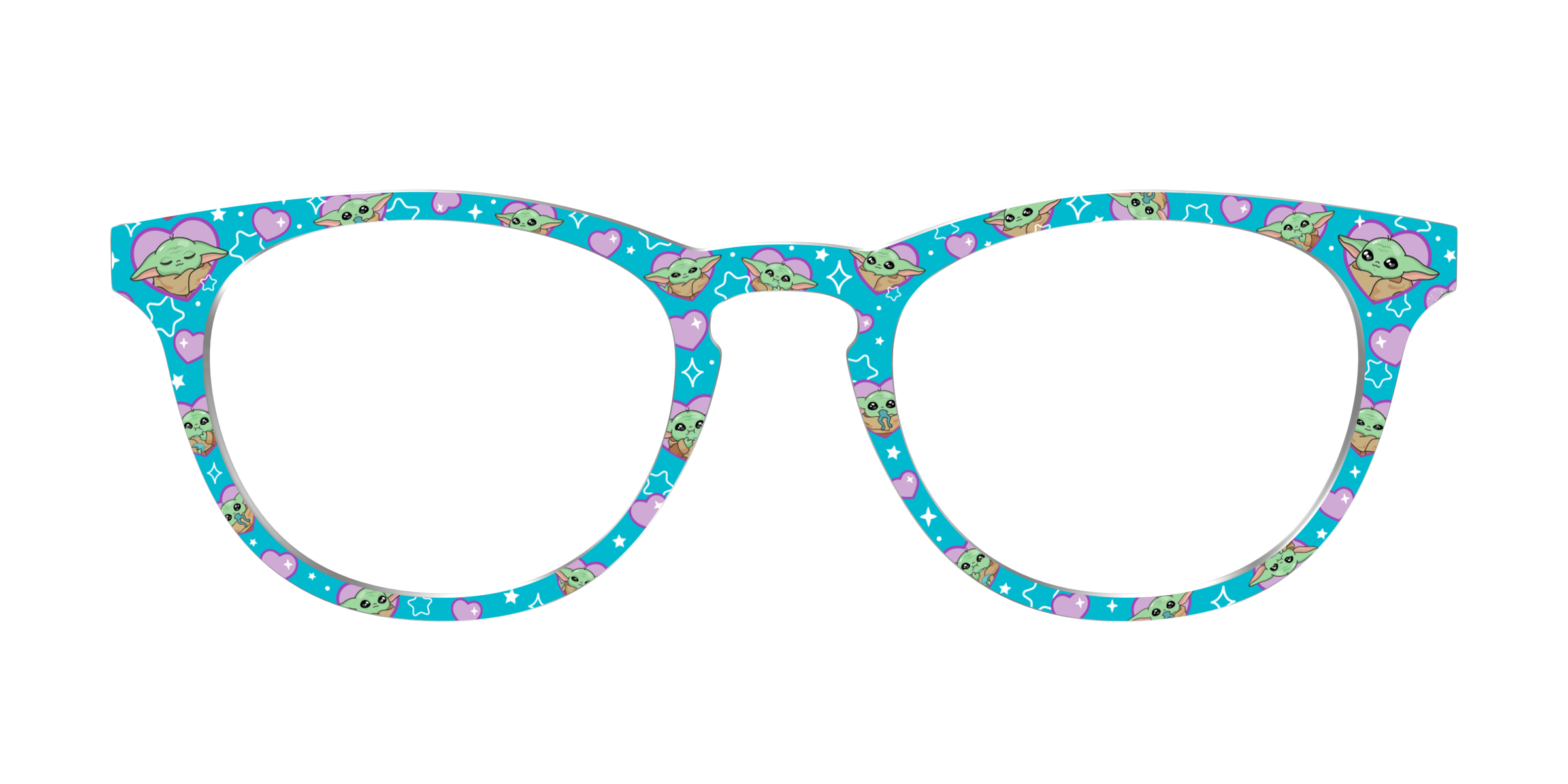 Pair Eyewear Collabs Grogu Cuteness top frame verde