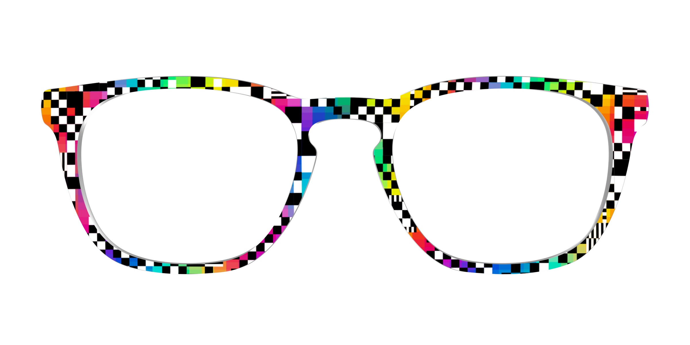 Pair Eyewear Design Tops The Prismatic Check top occhiali