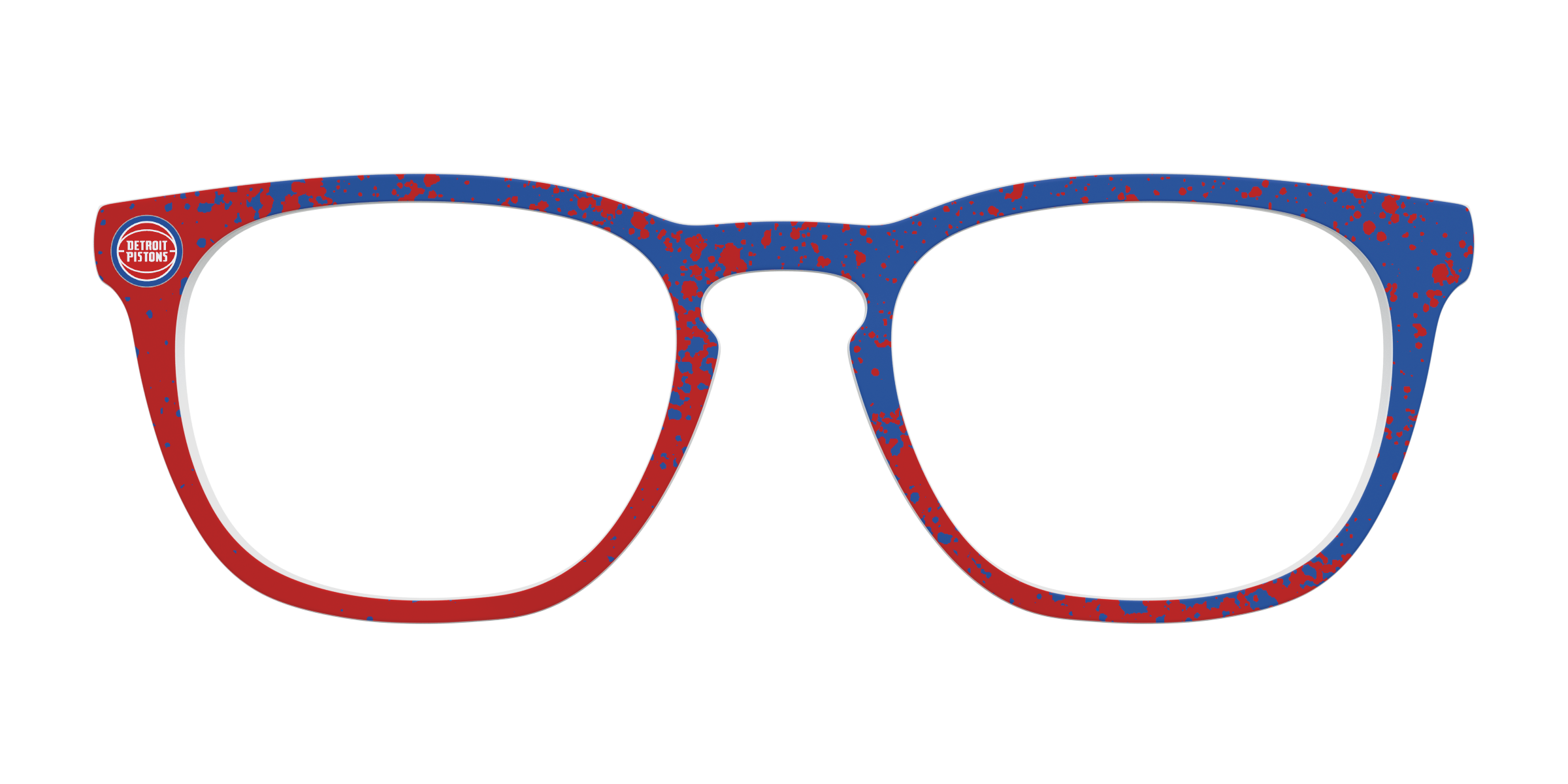 Pair Eyewear Pistons Splatter top magnetico basket NBA