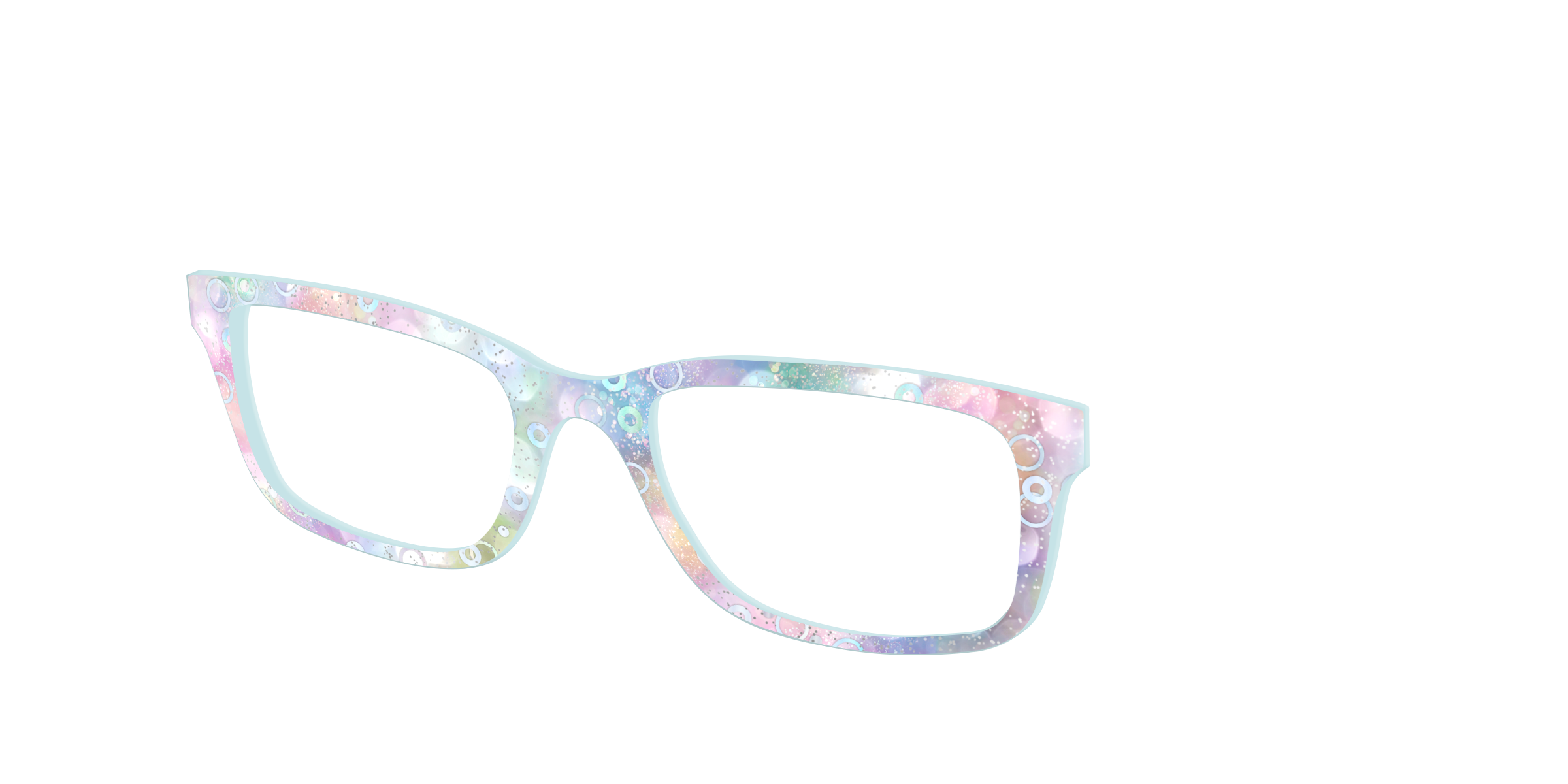 Pair Eyewear Design Tops The Mermaid Bokeh top per occhiali glitter