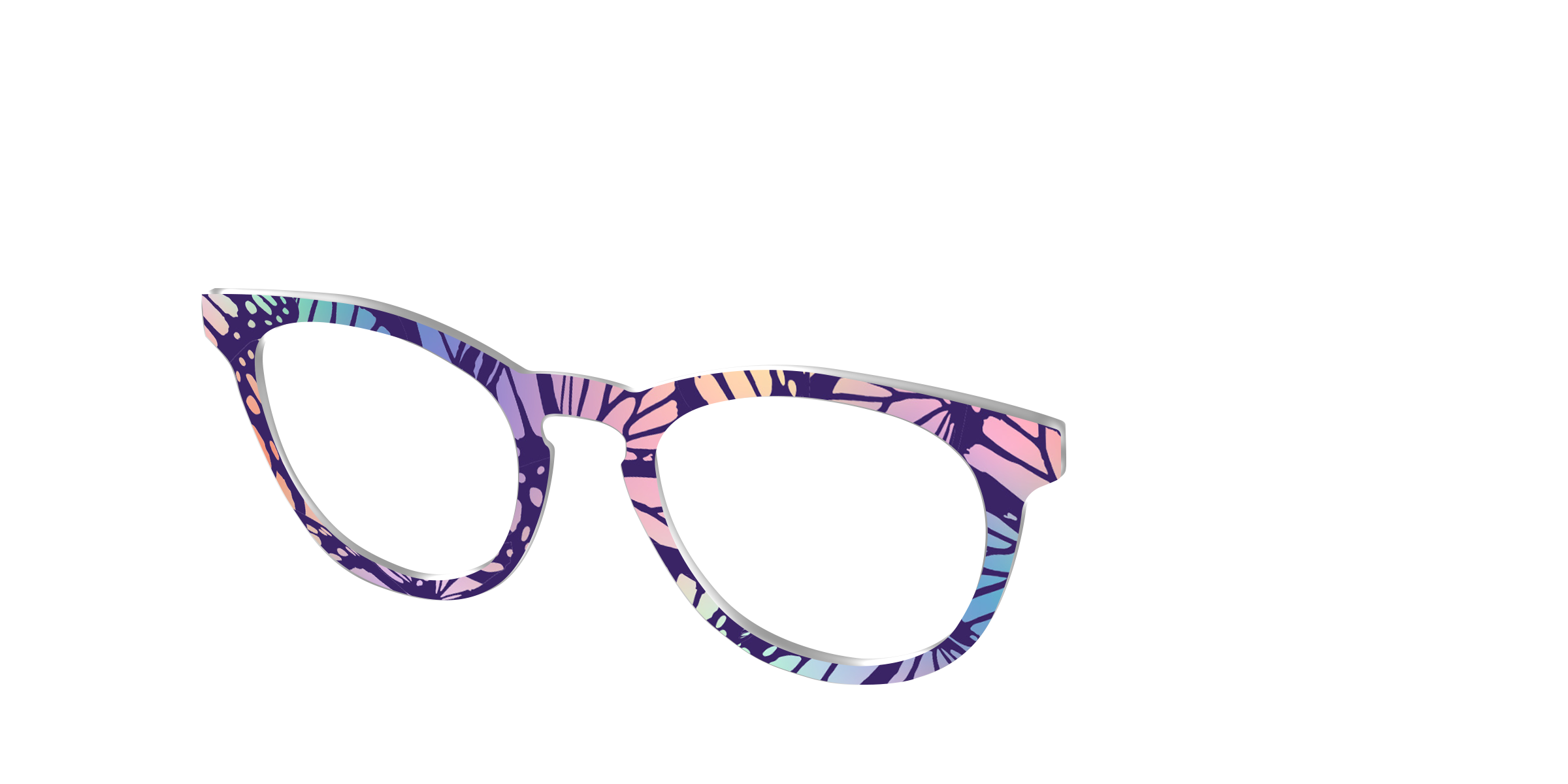 Pair Eyewear Design Tops Sorbet Wings Mosaic cover mosaico