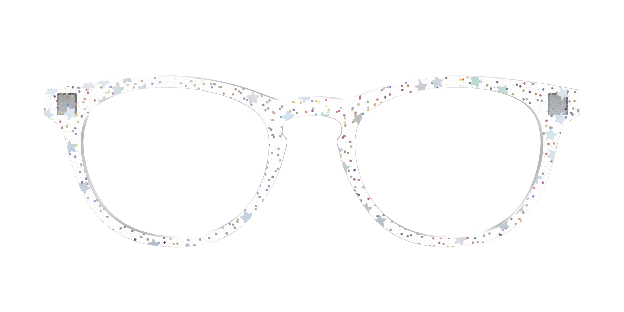 Pair Eyewear Design Tops Star Glitter Crystal Topper Cedro
