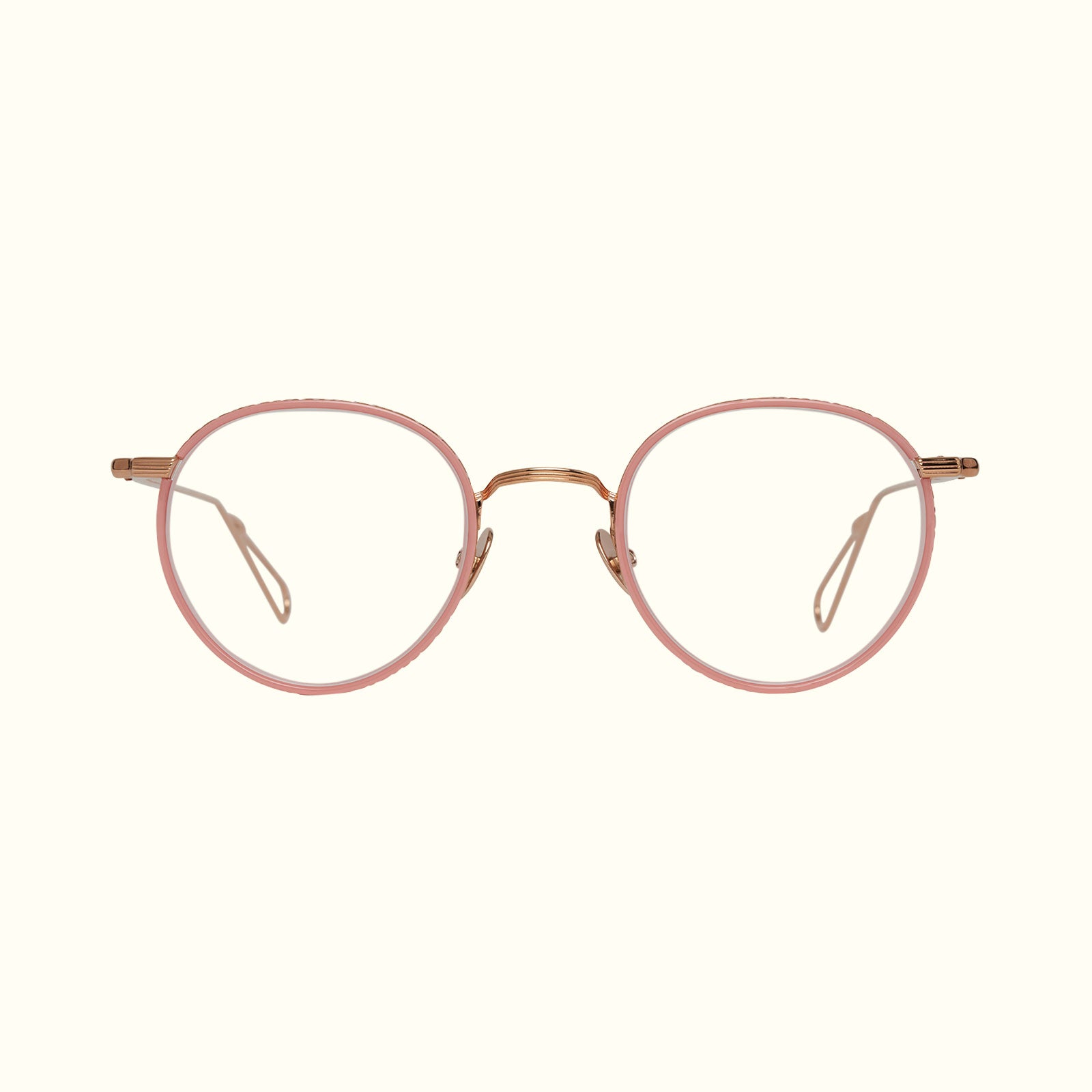Ahlem Optical Raspail occhiali da vista champagne panto