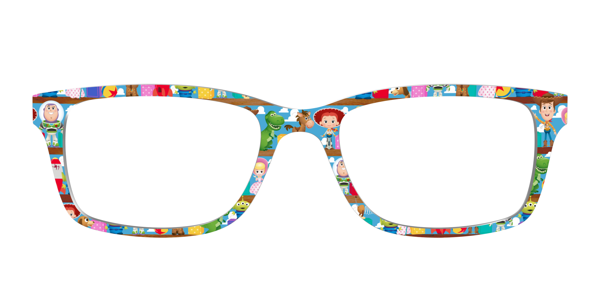 Pair Eyewear Andy's Toy Shelf top frame Cedro azzurro