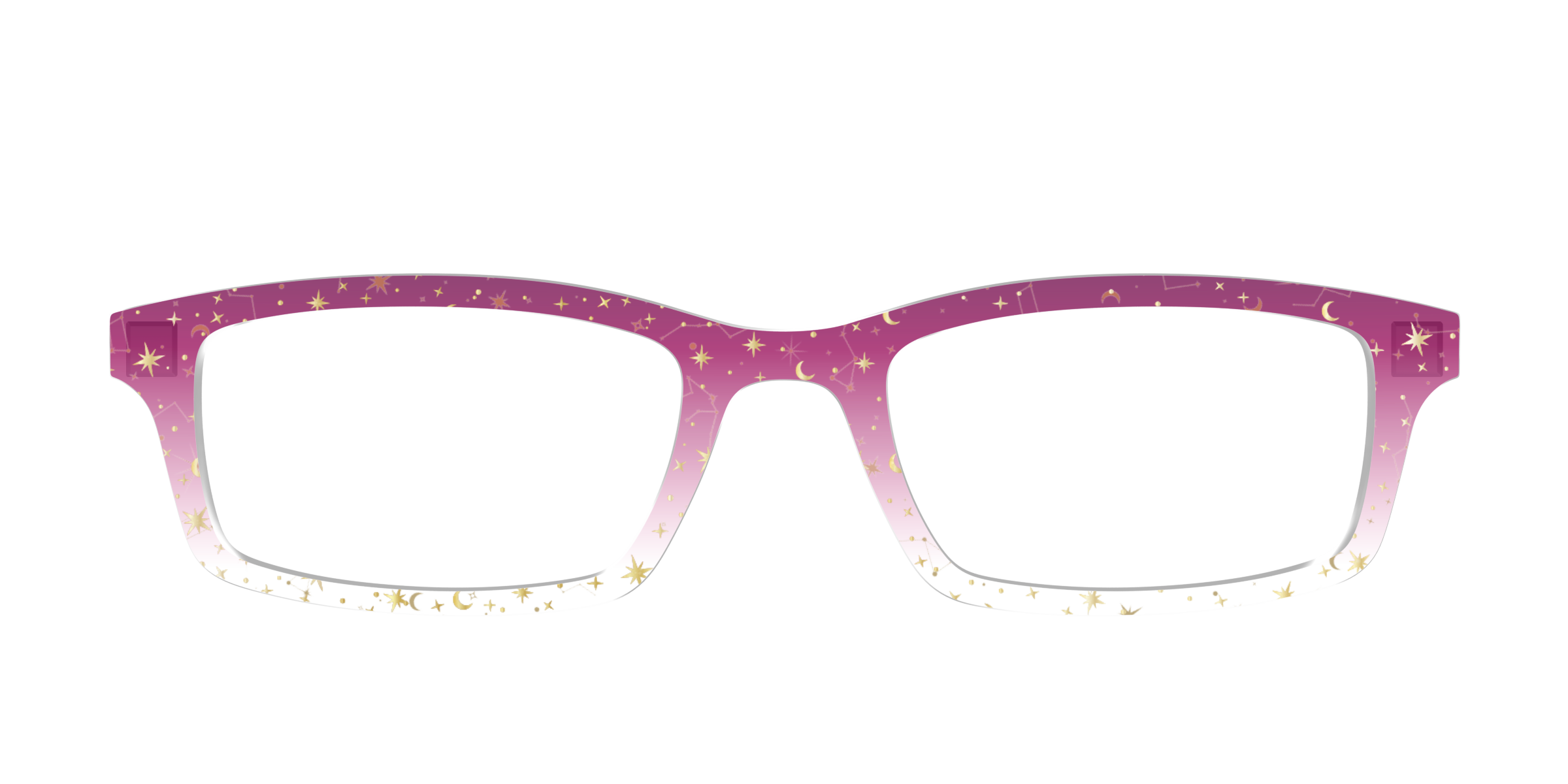 Pair Eyewear Design Tops Pink Ombre Gold Foil top rosa 437