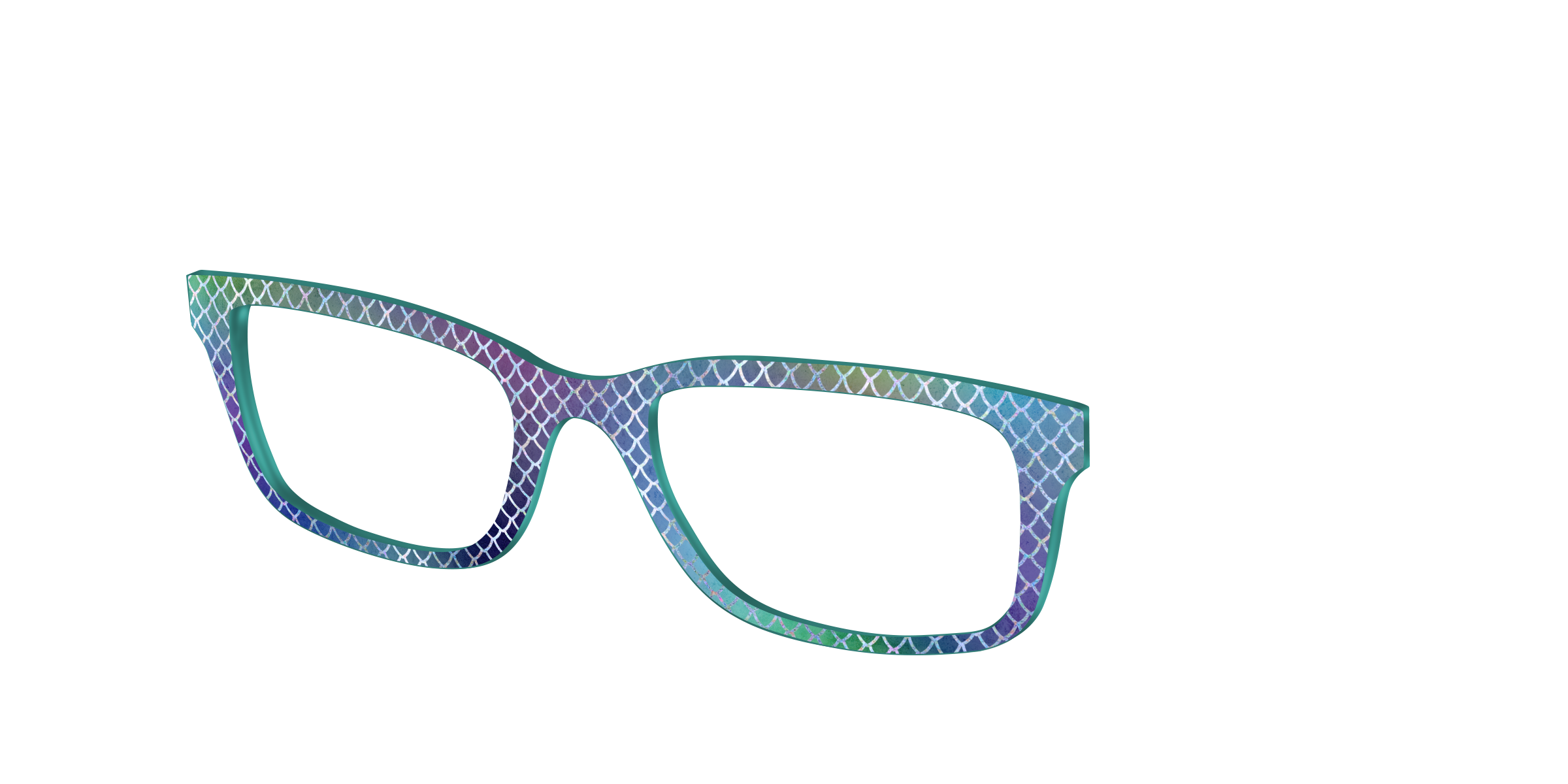 Pair Eyewear Design Tops Dragon Scales top occhiali olografico