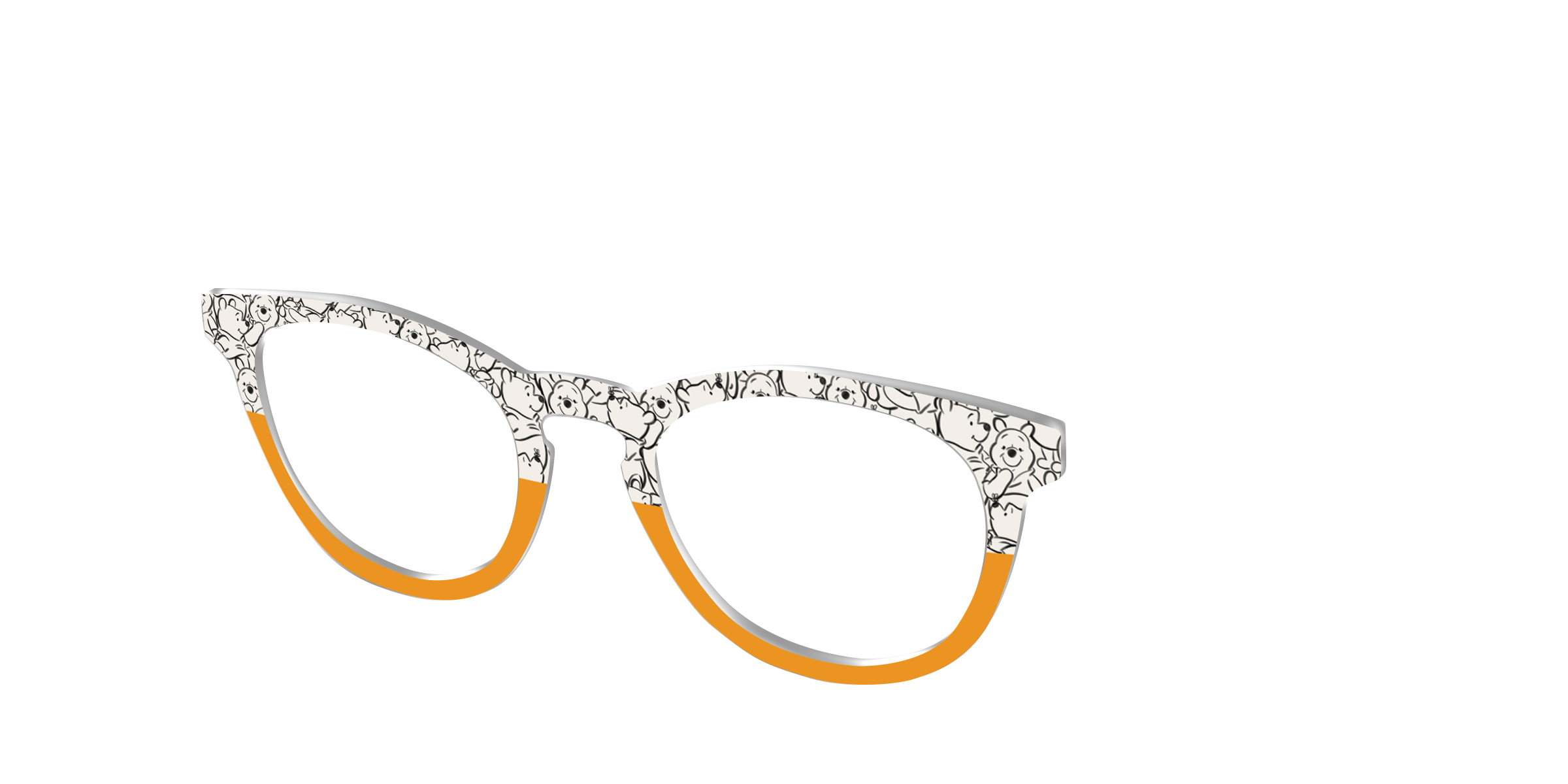Pair Eyewear Collabs Winnie Pooh Top Occhiali Giallo
