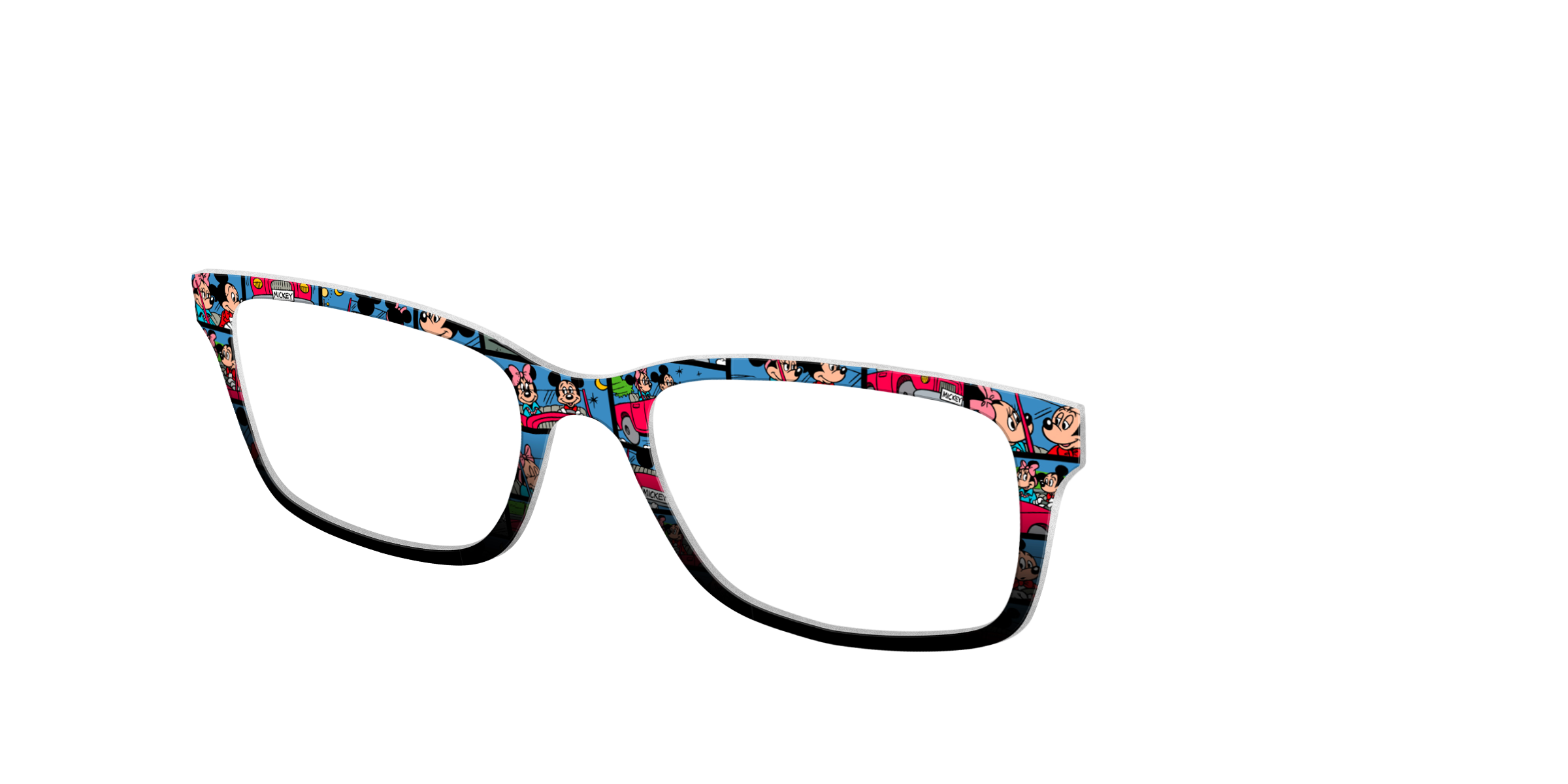 Pair Eyewear Collabs Mickey Minnie Comic Split top DY9